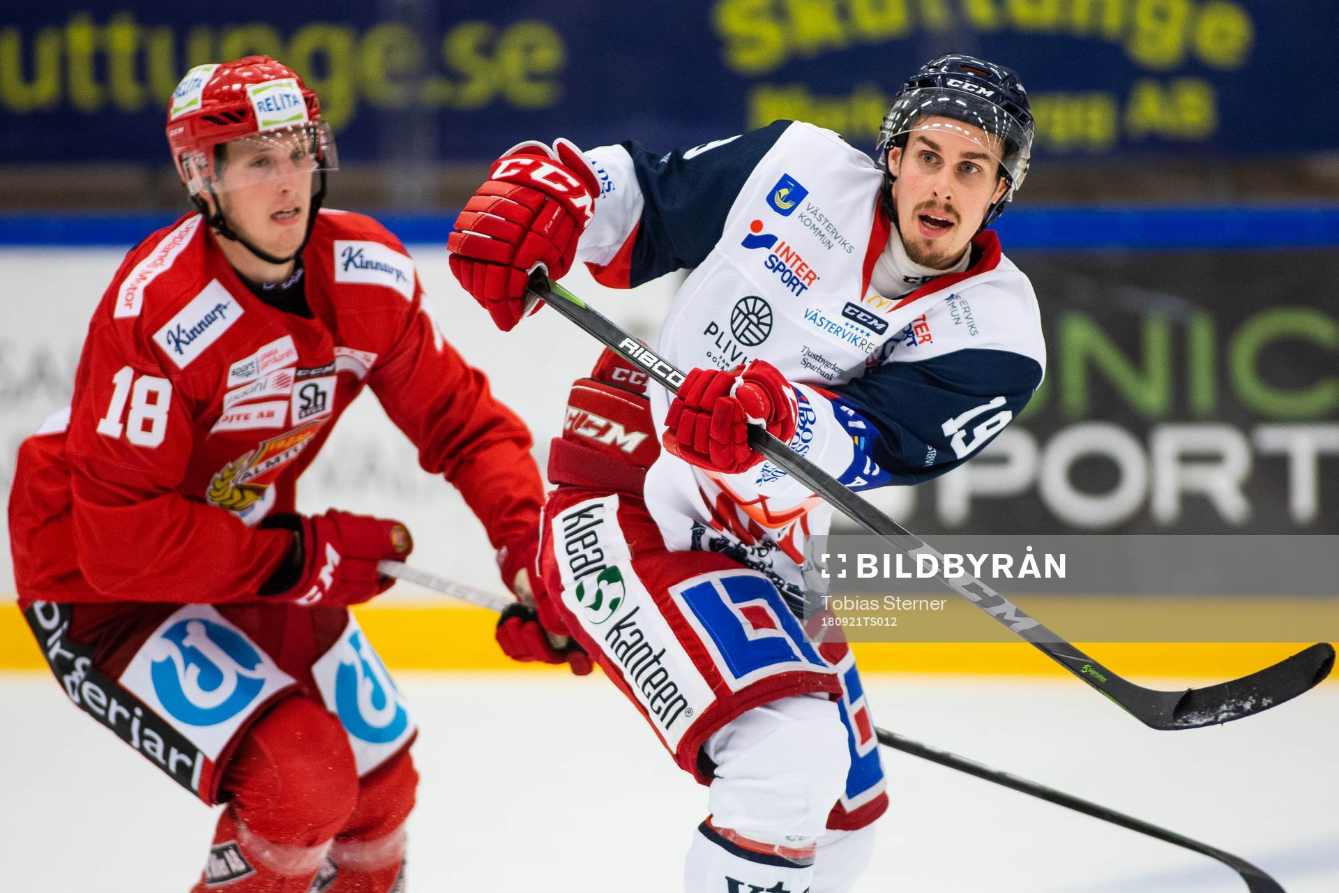Almtunas Jacob Svensson och Västerviks Jens Holmström