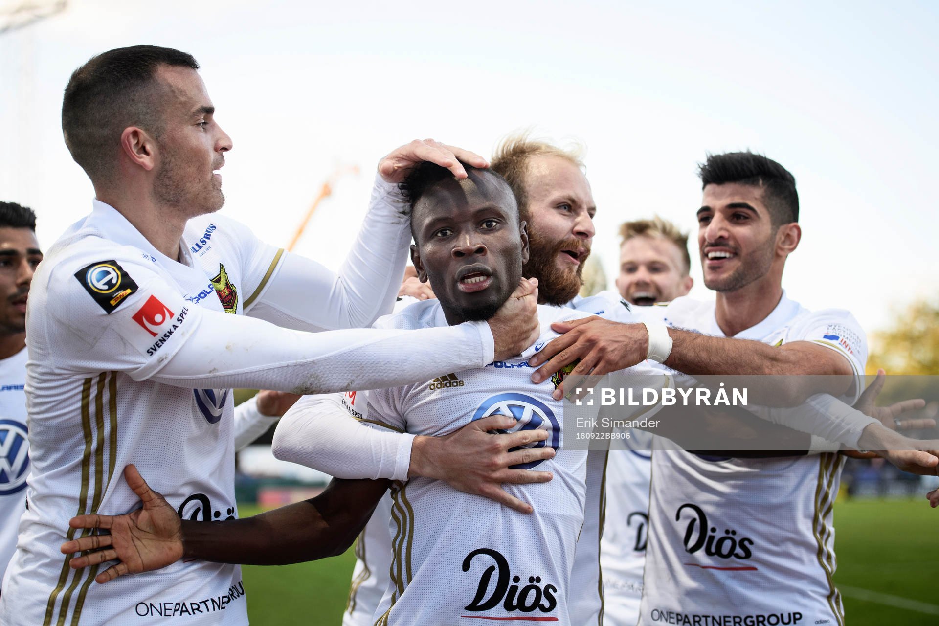 Östersunds Samuel Laryea Mensiro jublar