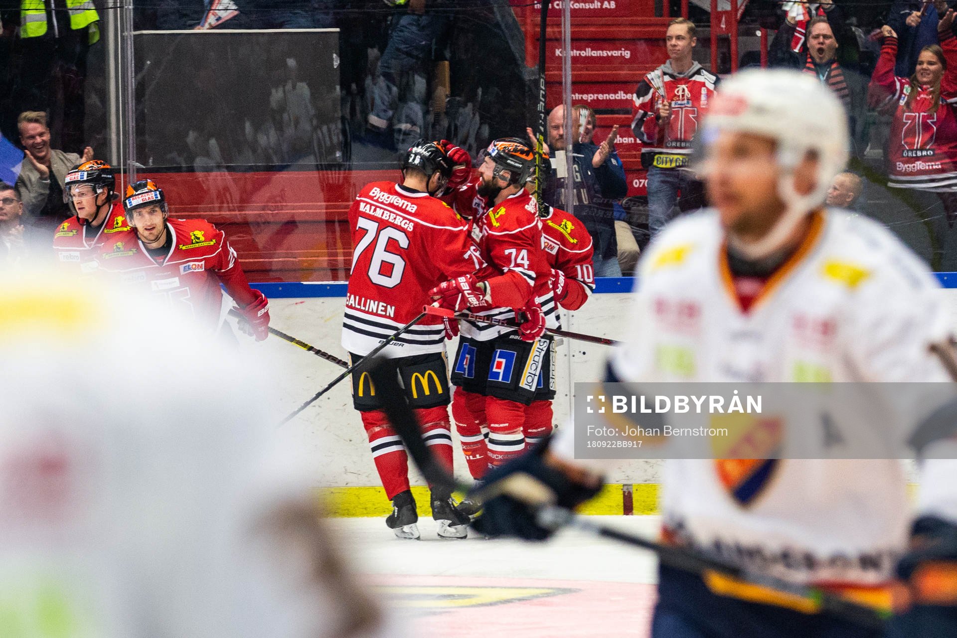 Örebros Anton Hedman jublar