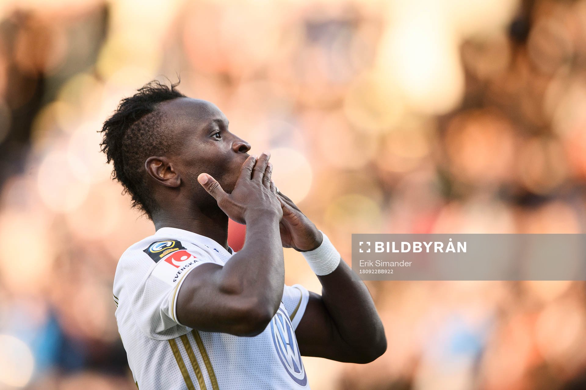 Östersunds Samuel Laryea Mensiro jublar