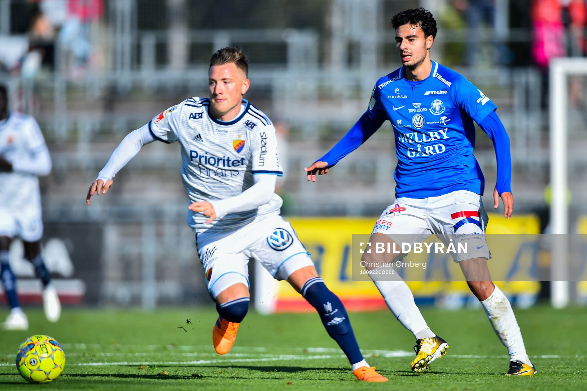 Djurgårdens Fredrik Ulvestad och Trelleborgs Deniz Hümmet