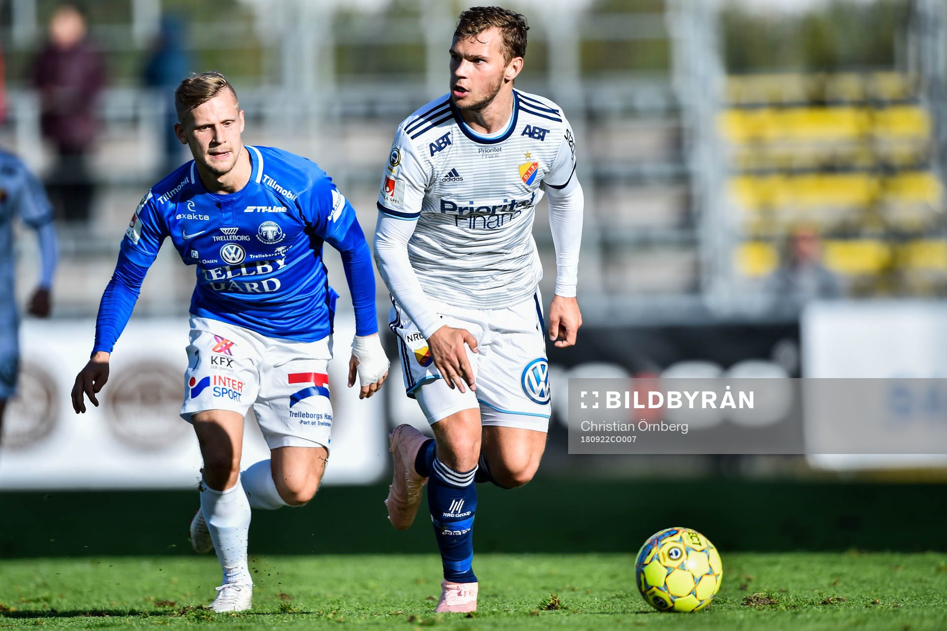 Djurgårdens Jesper Karlström och Trelleborgs Erik