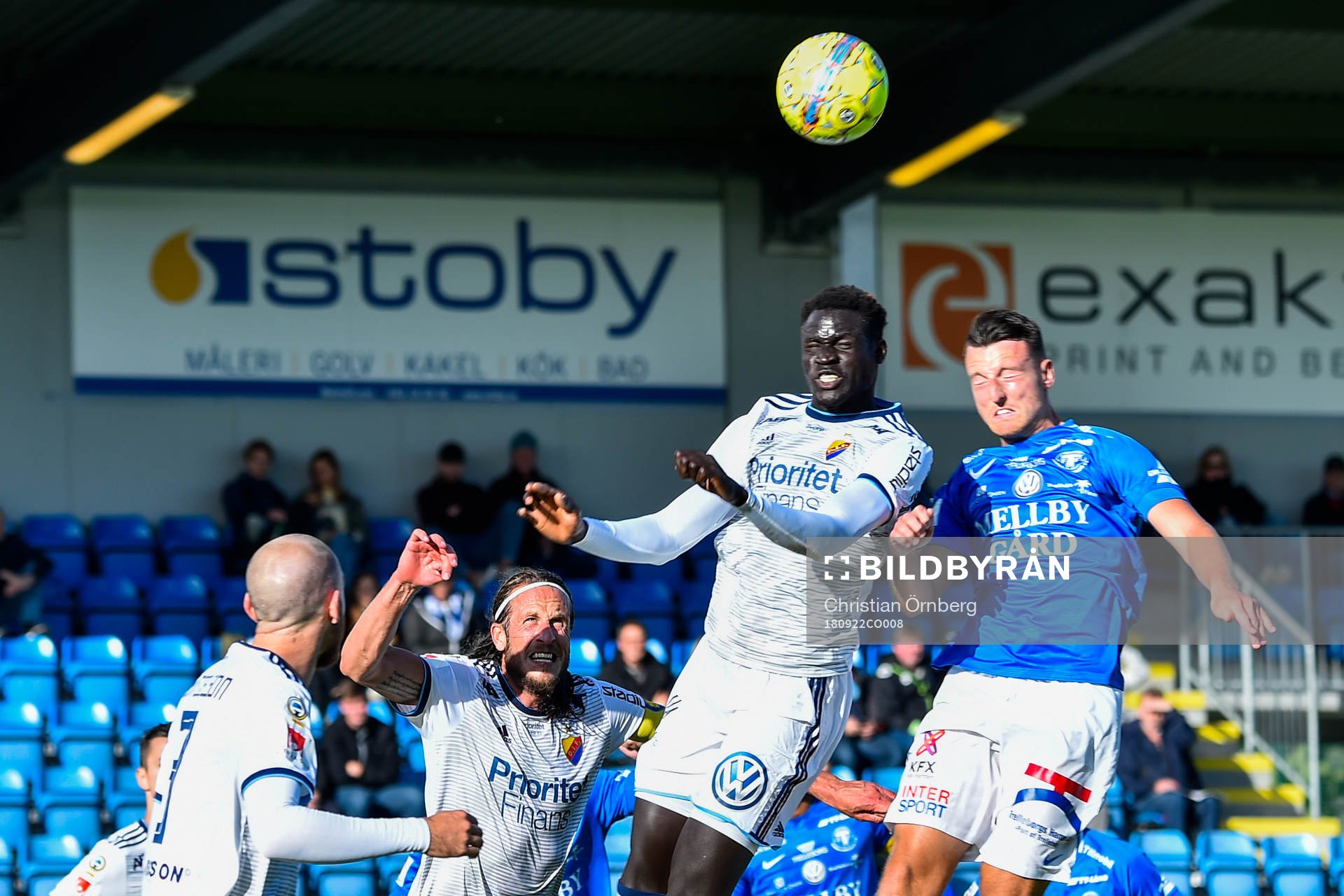 Djurgårdens Aliou Badji och Trelleborgs Alexander