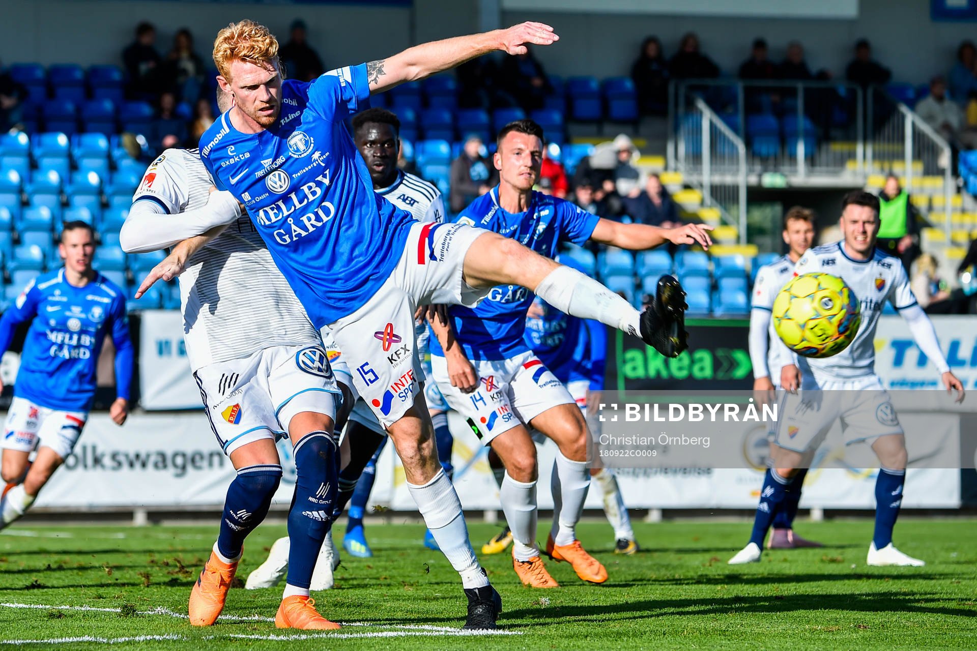 Trelleborgs Lasse Nielsen och Djurgårdens Fredrik Ulvestad