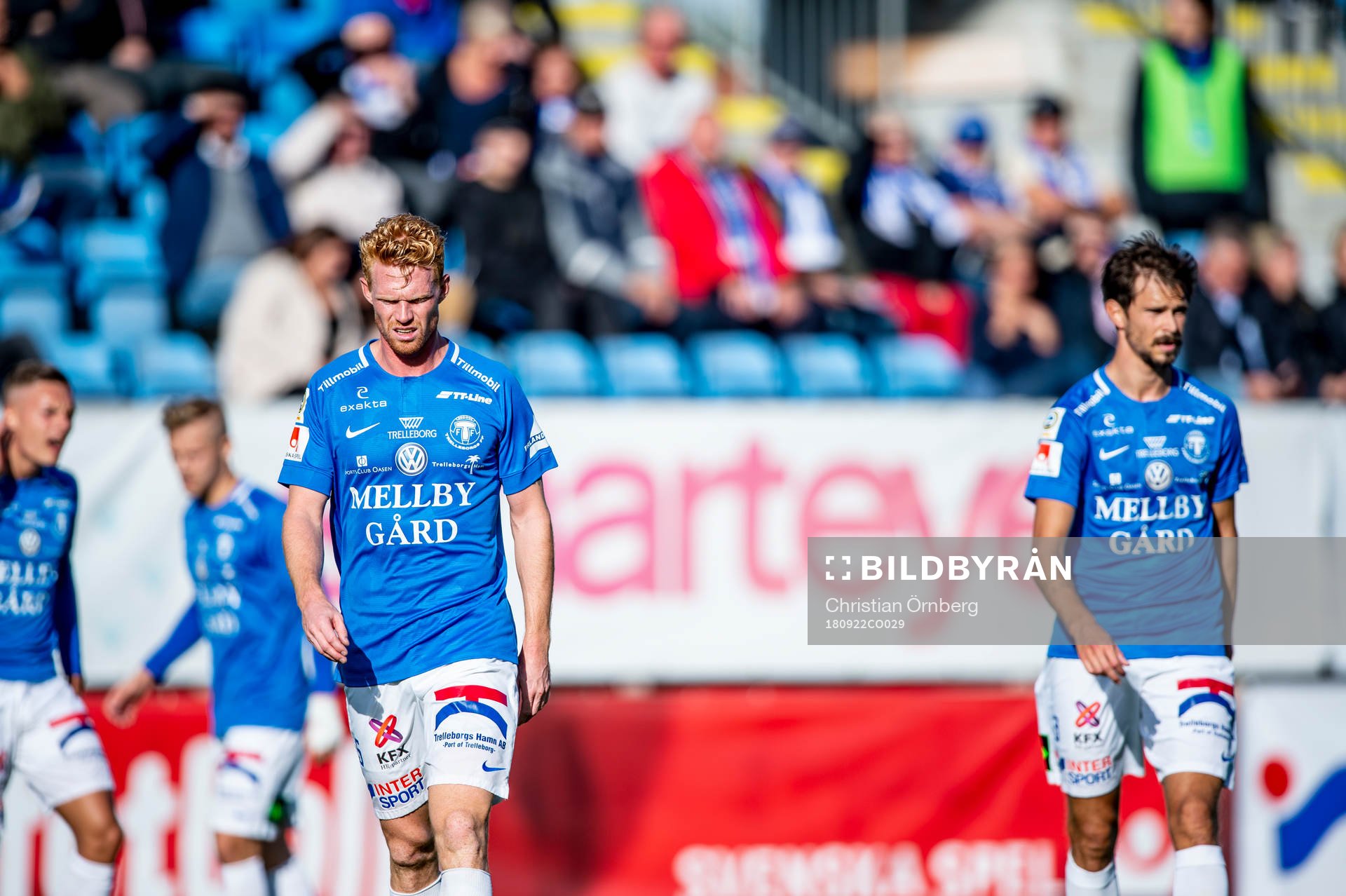 Trelleborgs Lasse Nielsen och Sebastian Ohlsson deppar