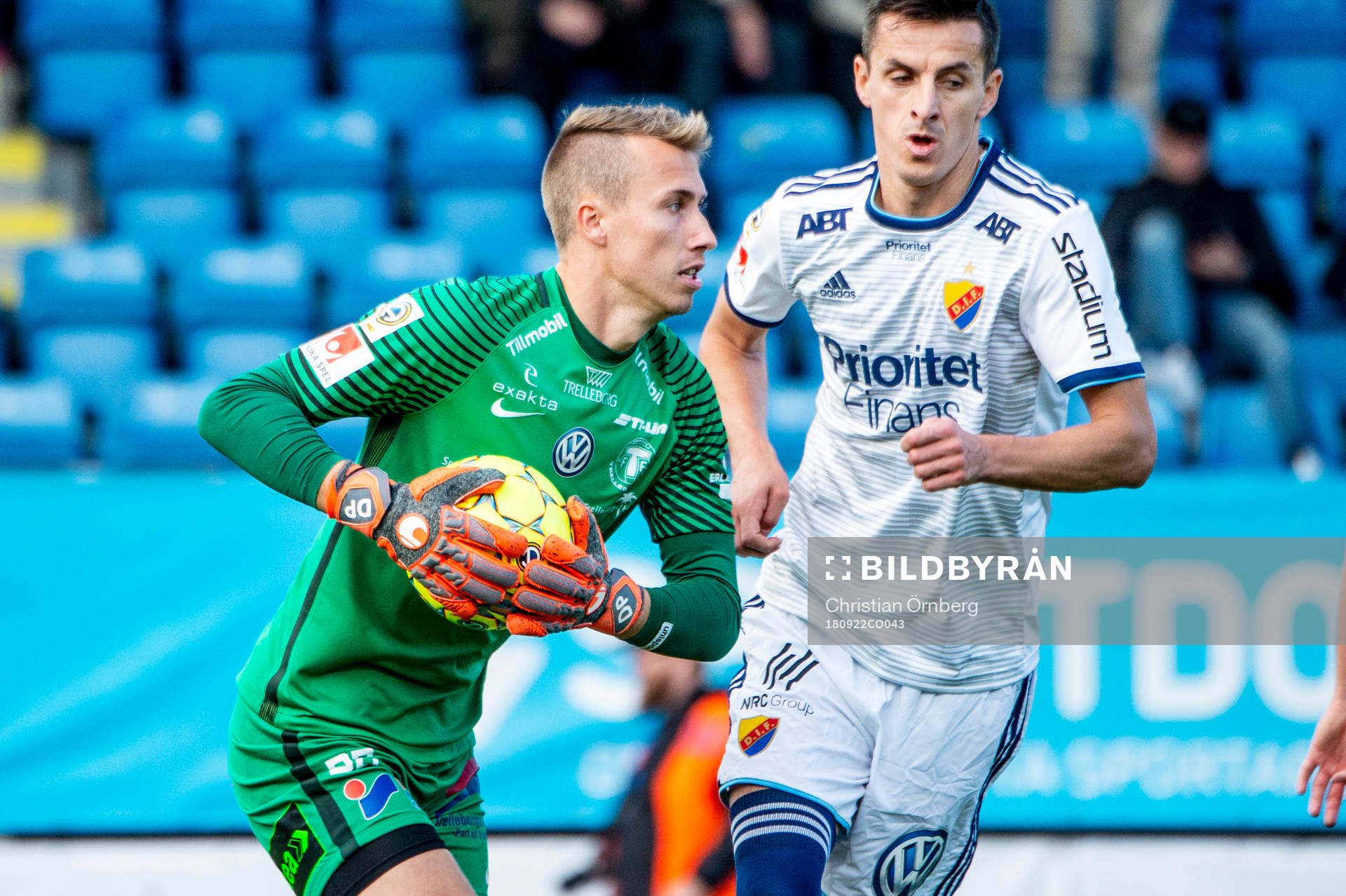 Trelleborgs målvakt Dennis Petersson
