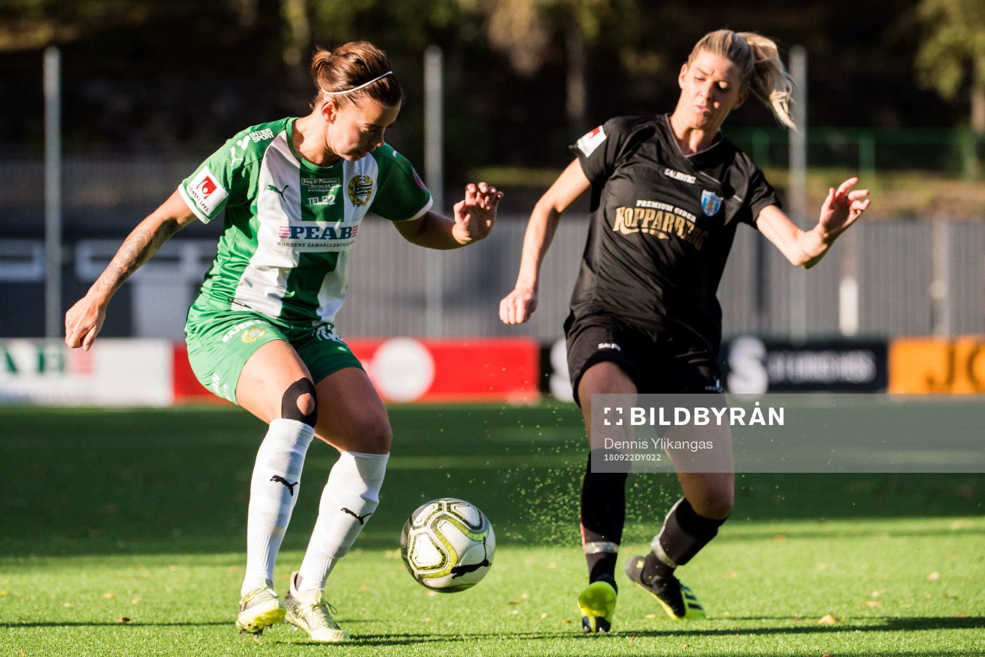 Hammarbys Amanda Johansson Olivia Schough