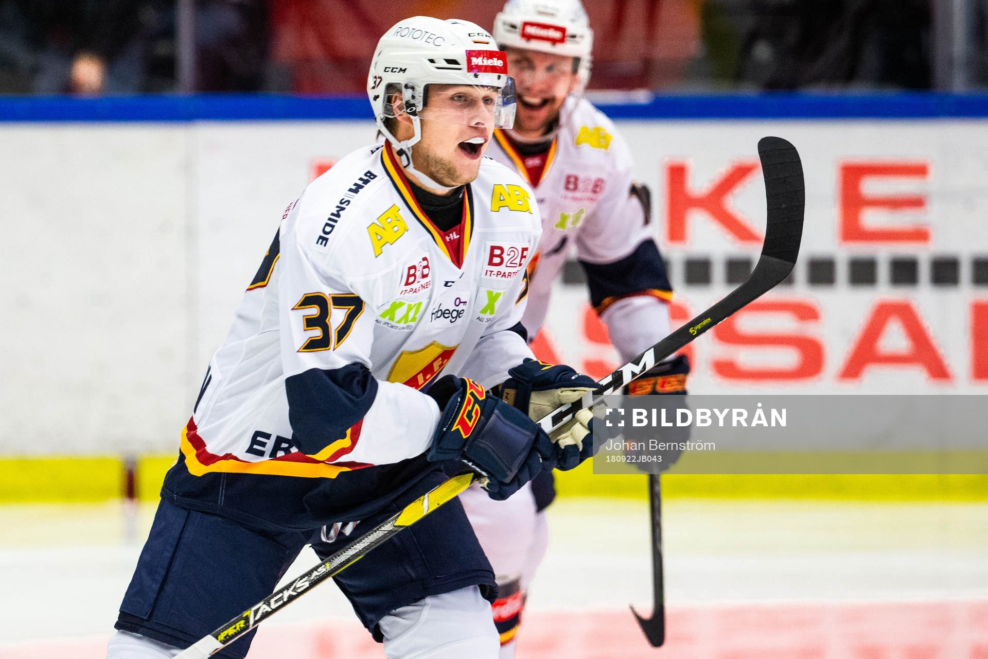 Djurgårdens Jesper Pettersson jublar