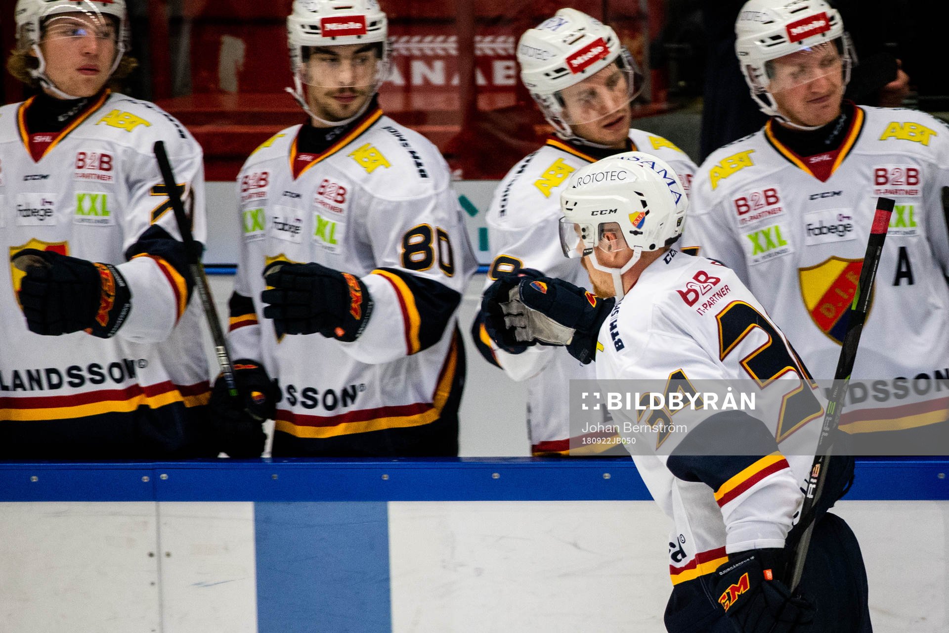 Djurgårdens Daniel Brodin jublar