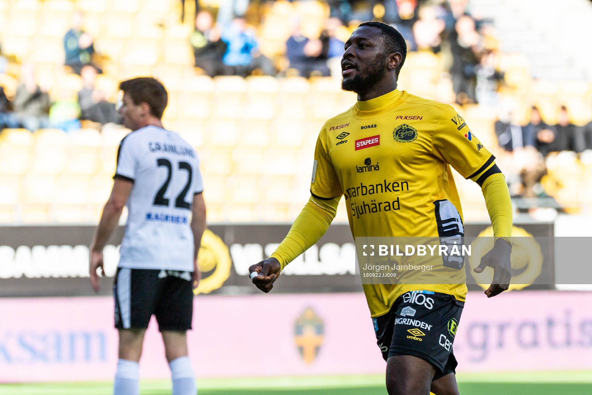 Elfsborgs Chinedu Obasi jublar