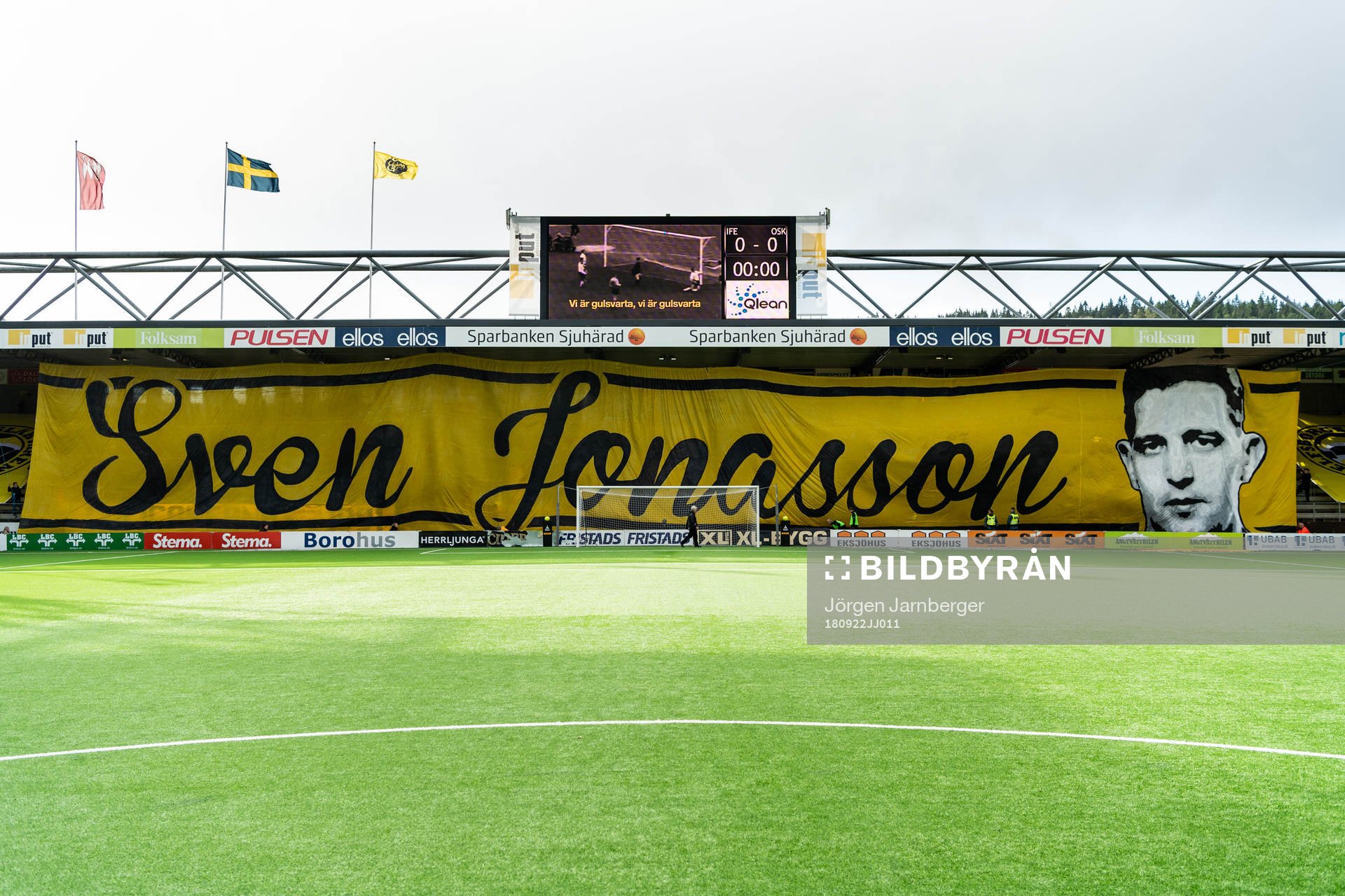 Elfsborgs supportrar tifo