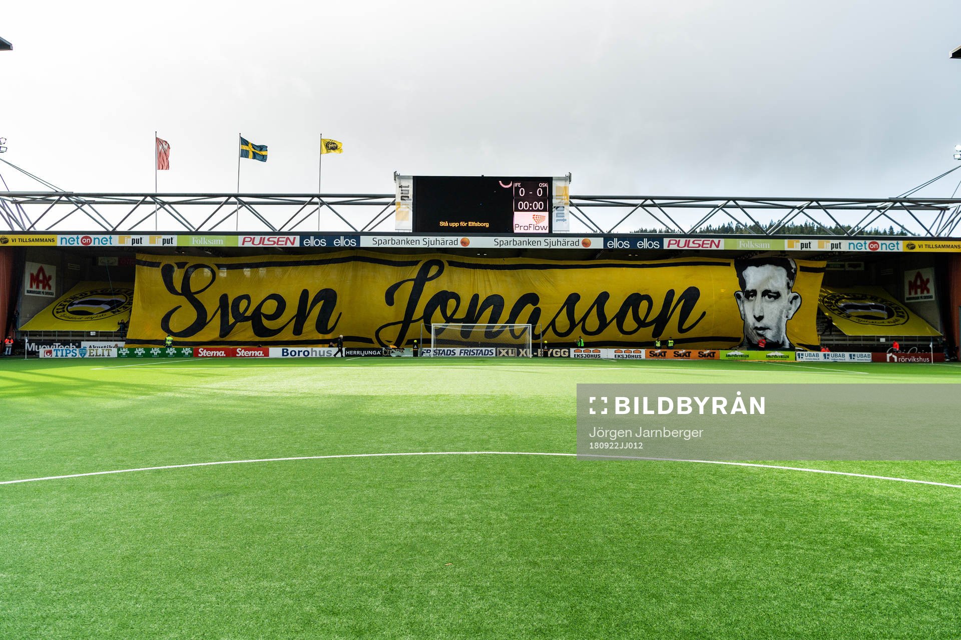 Elfsborgs supportrar tifo