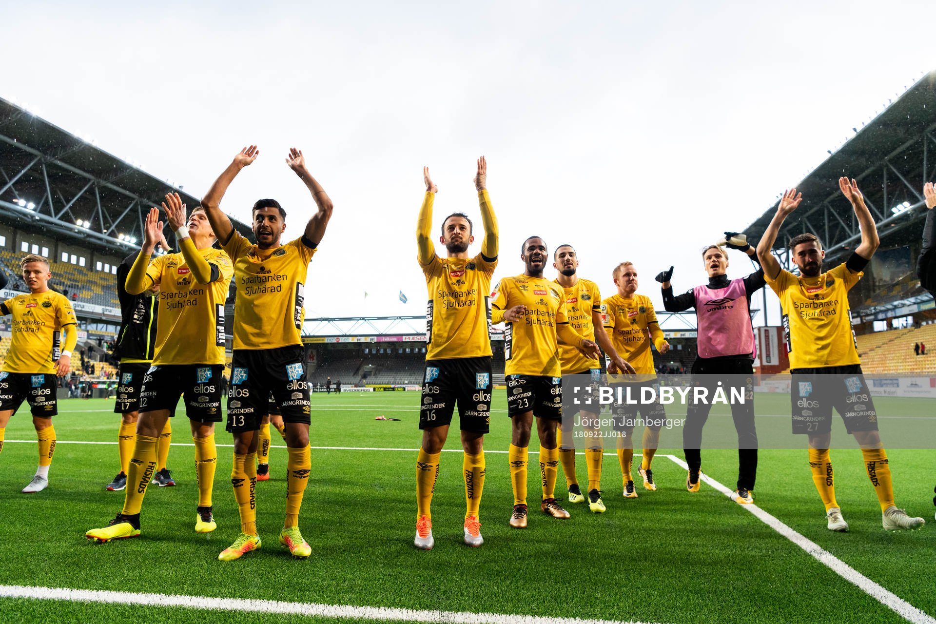 Elfsborgs spelare jublar