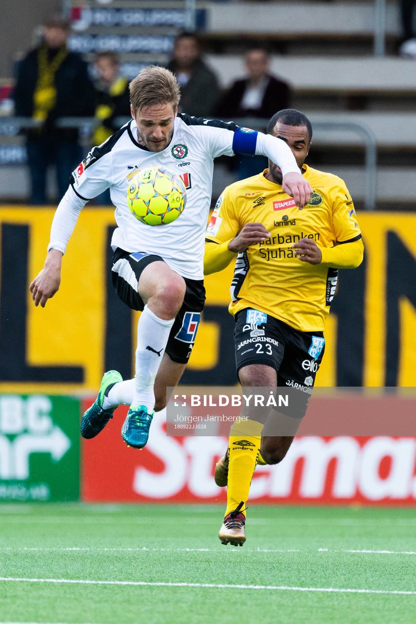 Örebros Johan Mårtensson och Elfsborgs Alex Dyer