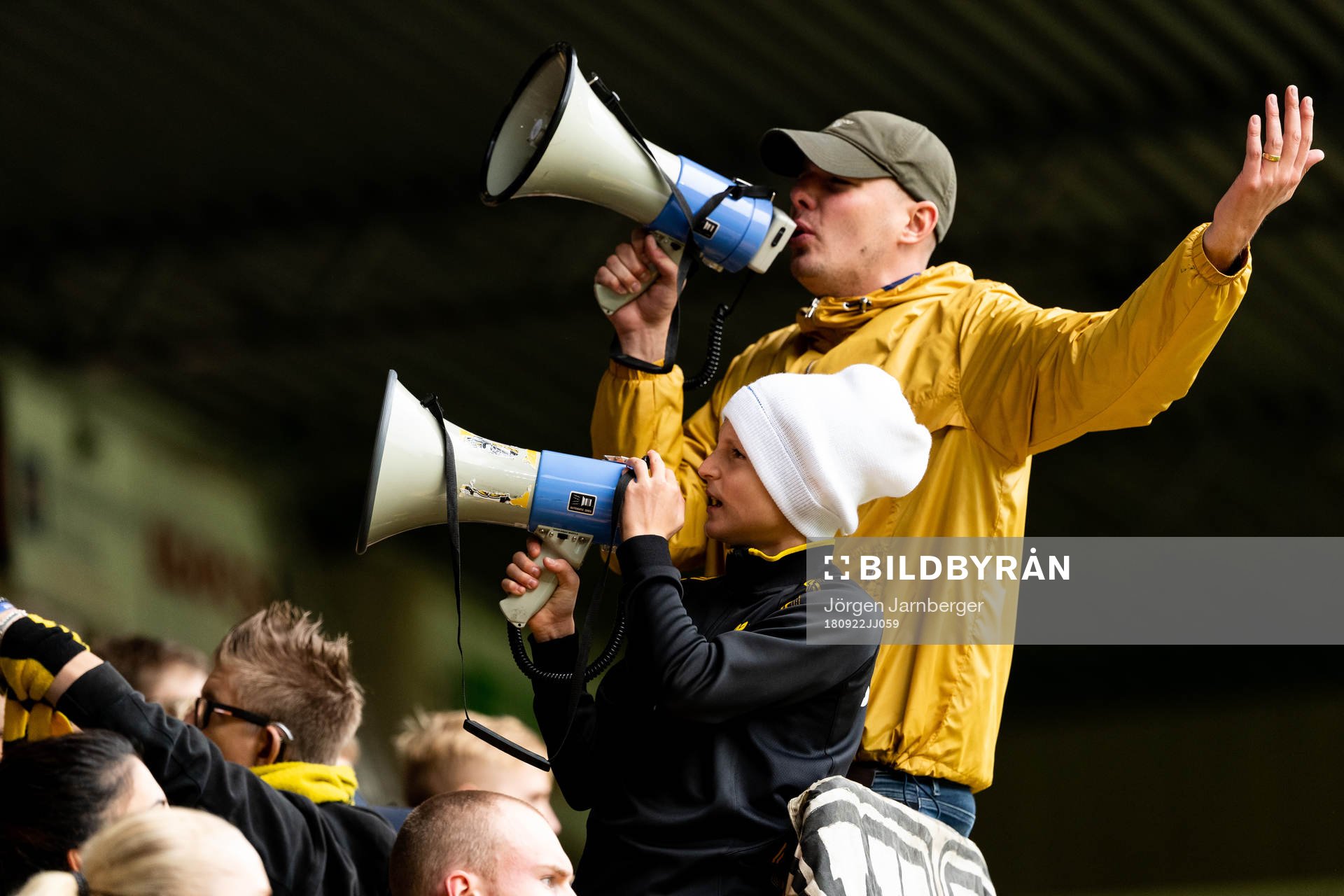 Elfsborgs supportrarna klackledare