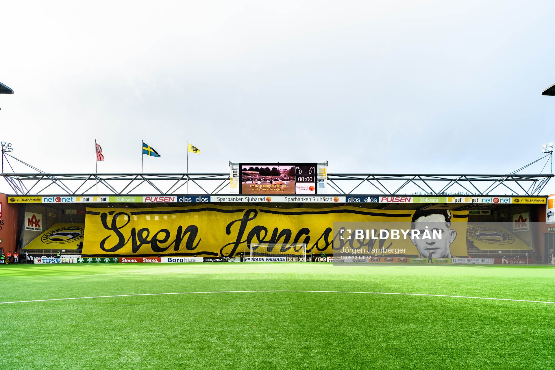 Elfsborgs supportrars tifo