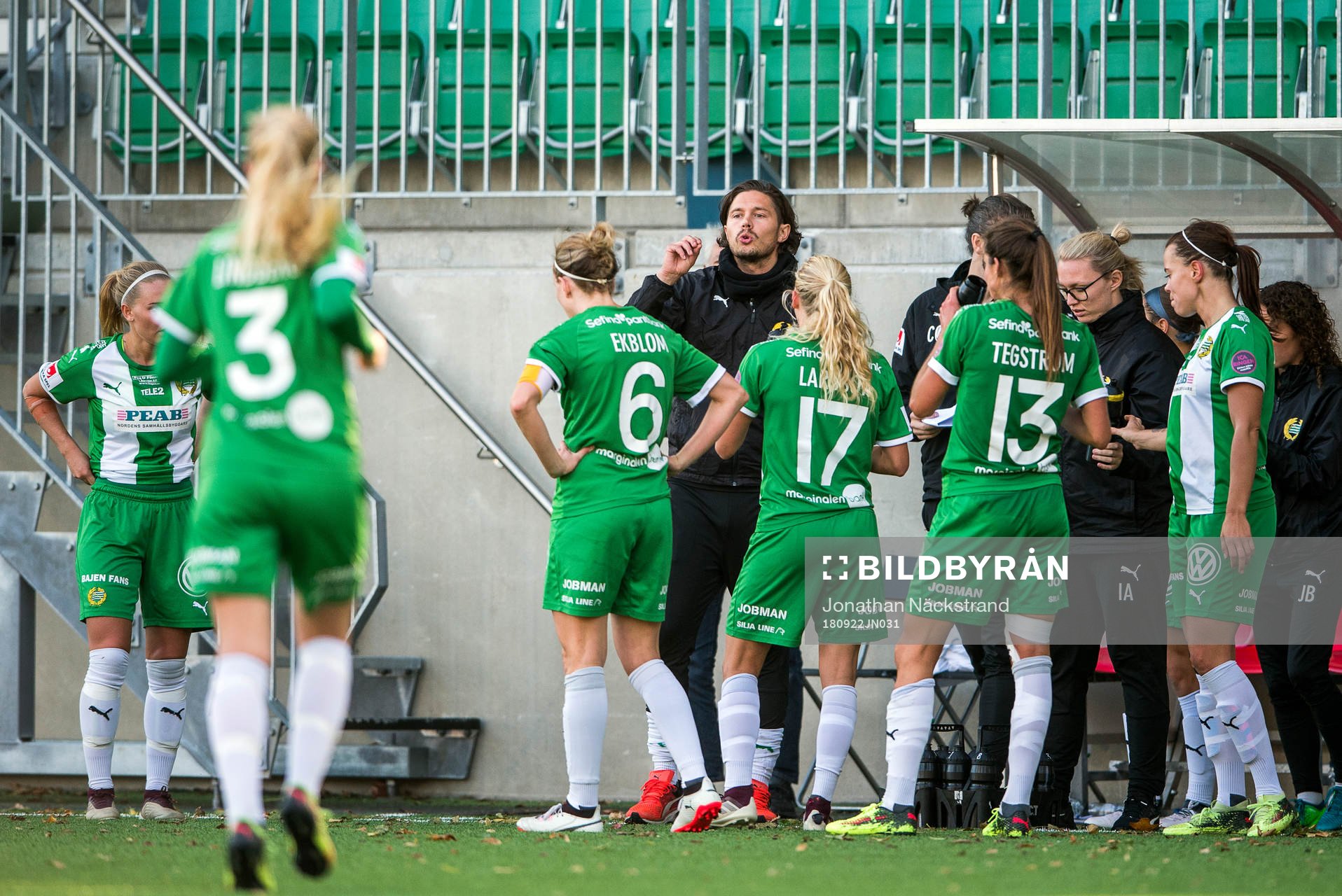 Hammarbys tränare Isak Dahlin