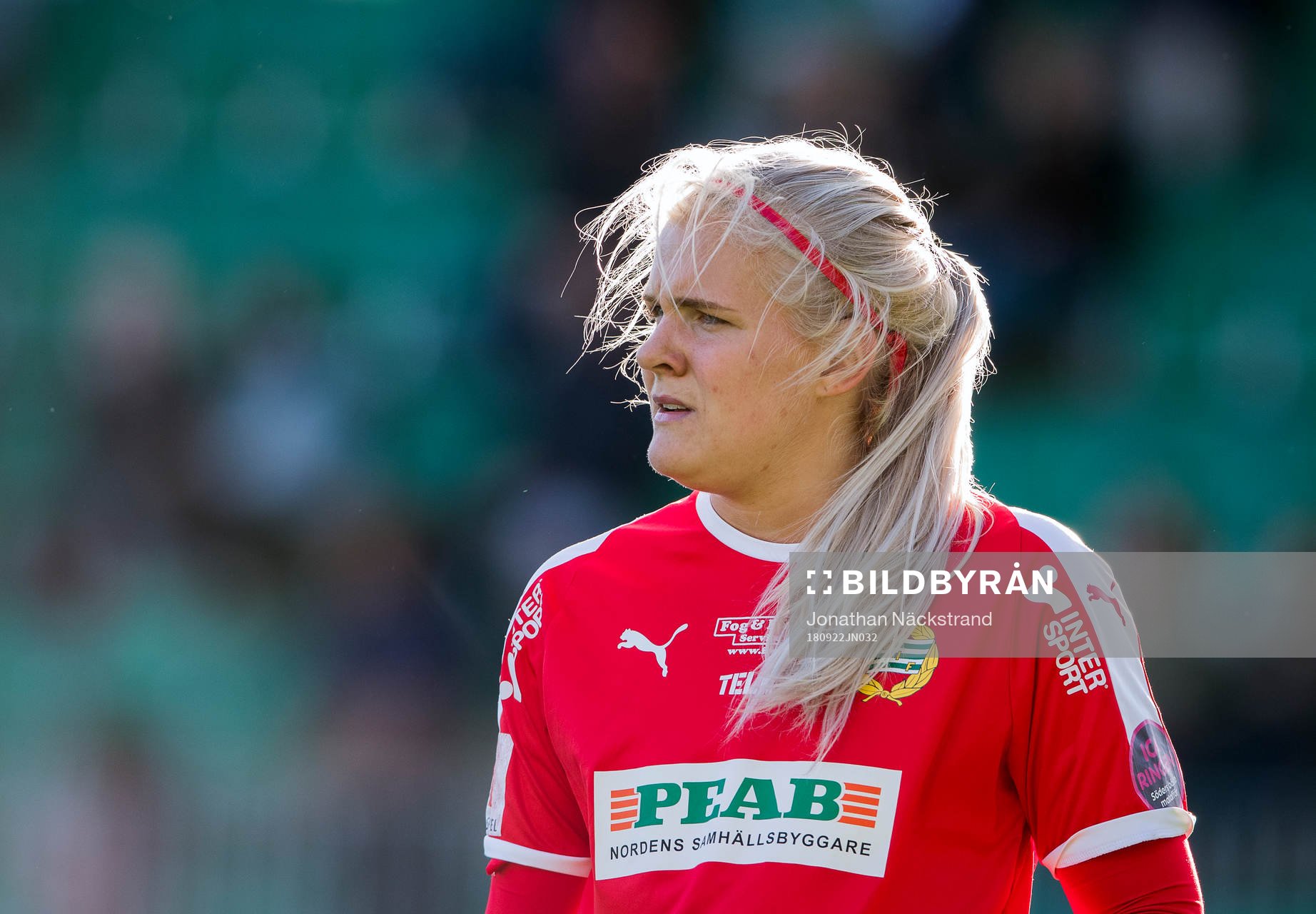 Hammarbys målvakt Emma Holmgren