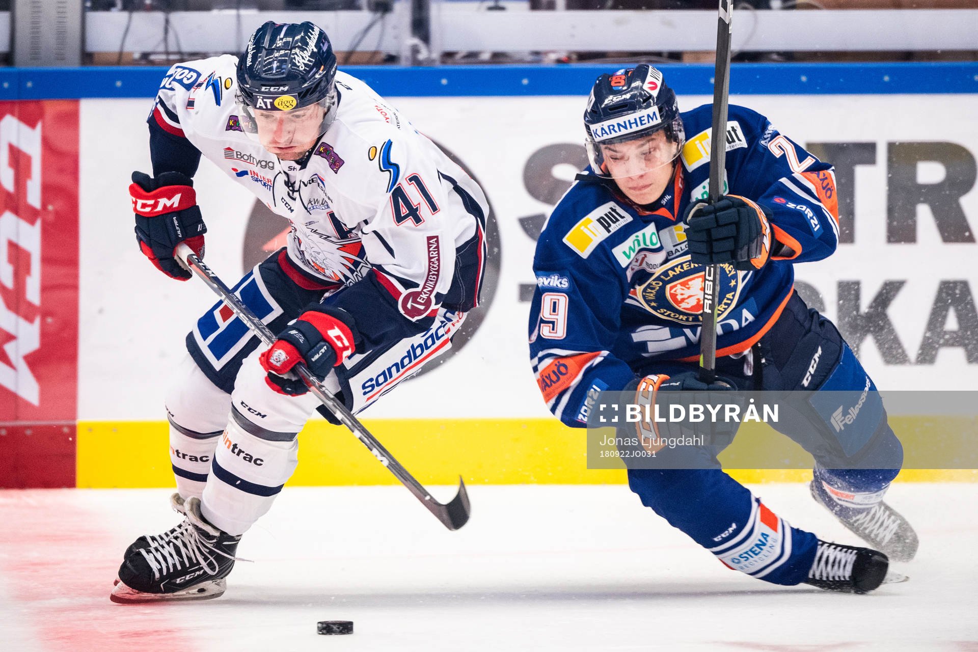 Linköpings Broc Little och Växjös Pontus Holmberg