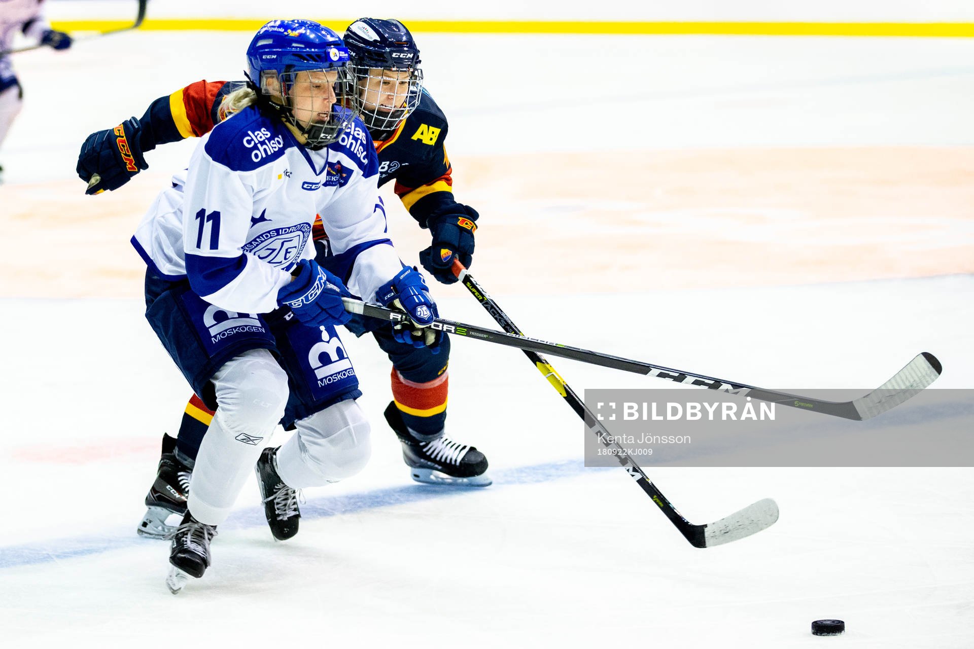 Leksands Hanna Lindqvist och Djurgårdens Andrea Dalen