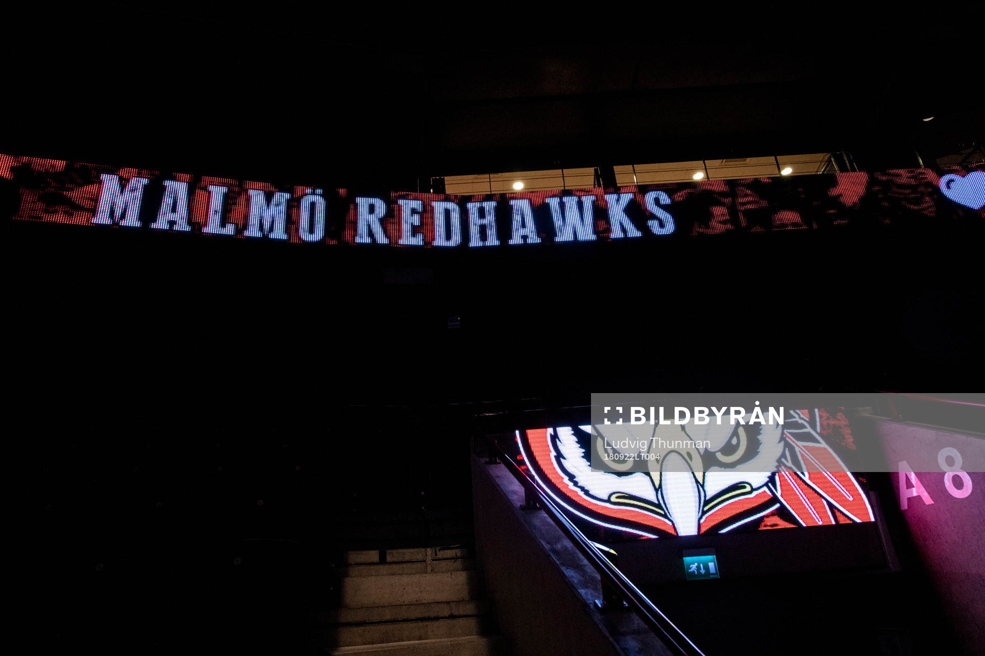 Interiörbild över Malmö Arena