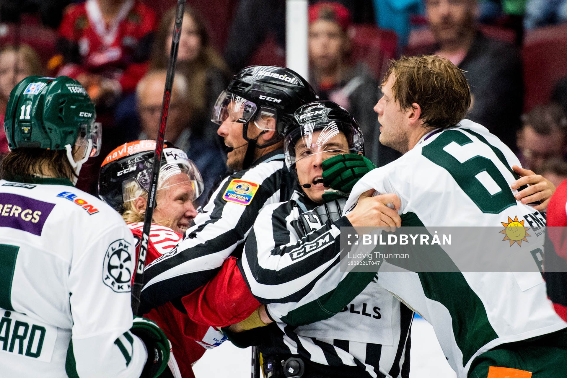 Malmö Redhawks Marcus Sylvegård i bråk med Färjestads