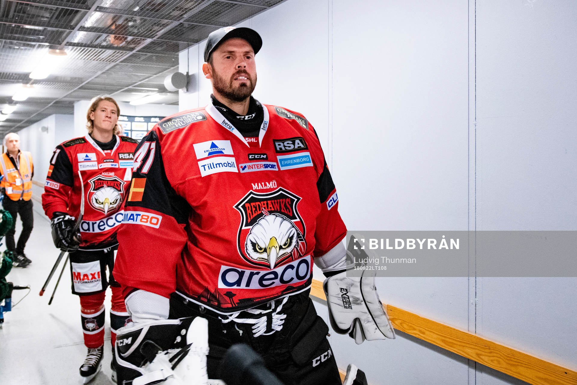 Malmö Redhawks målvakt Cristopher Nilstorp