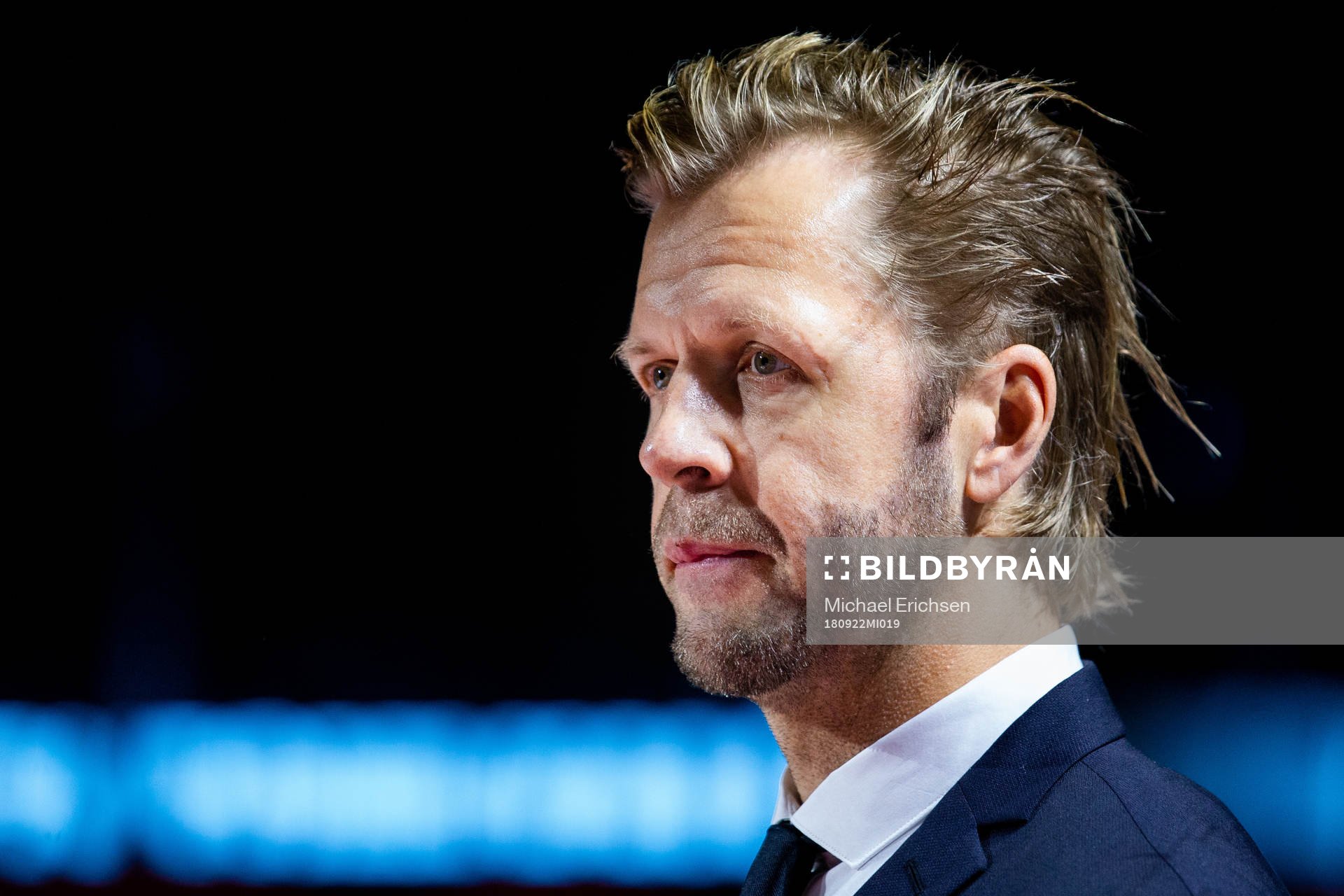 Tomi Kallio hyllas innan ishockeymatchen i SHL mellan
