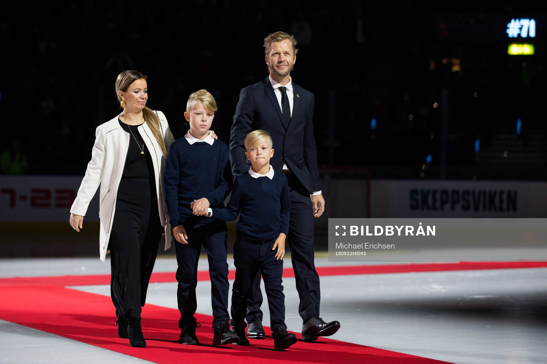 Tomi Kallio med familj