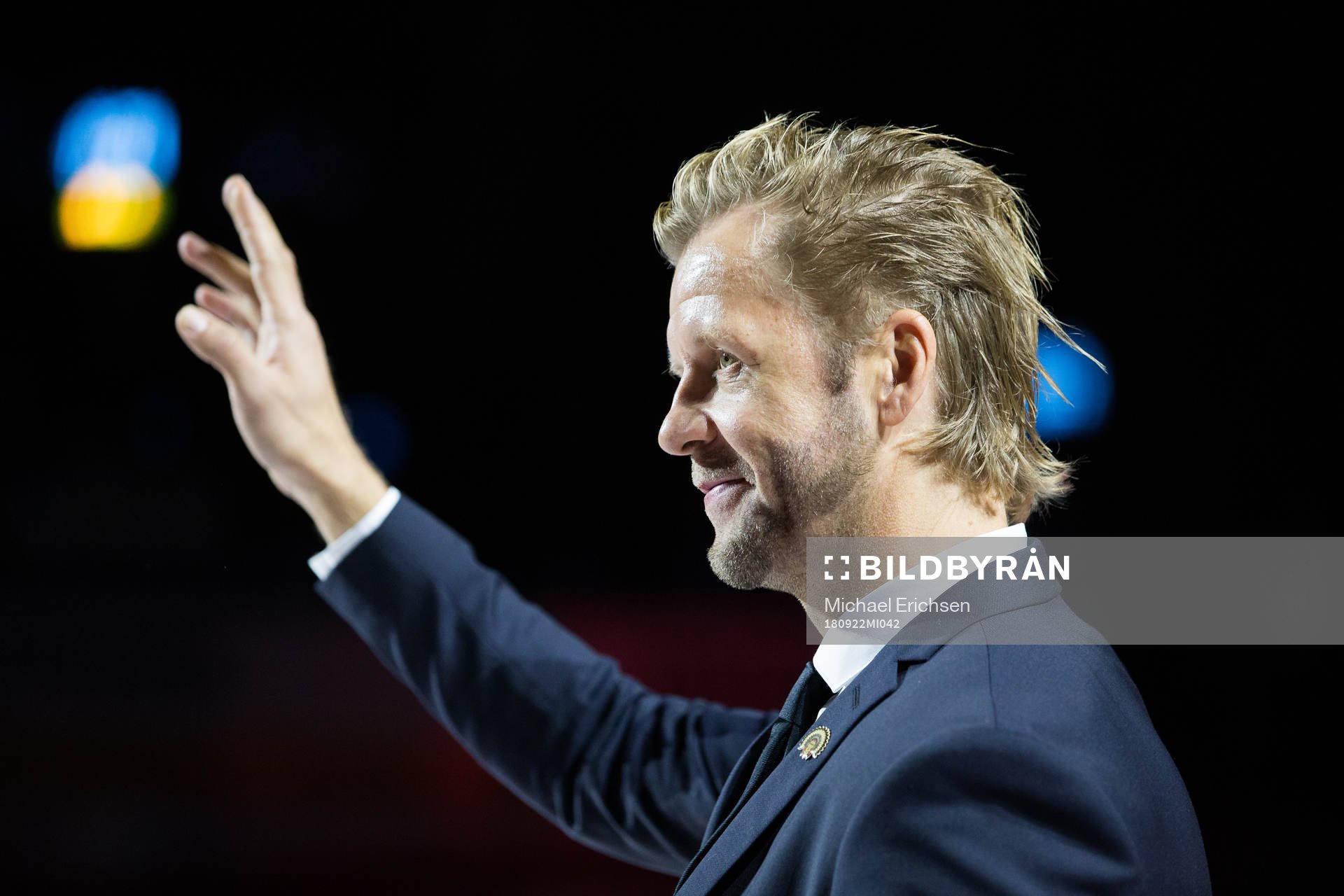 Tomi Kallio hyllas innan ishockeymatchen i SHL mellan