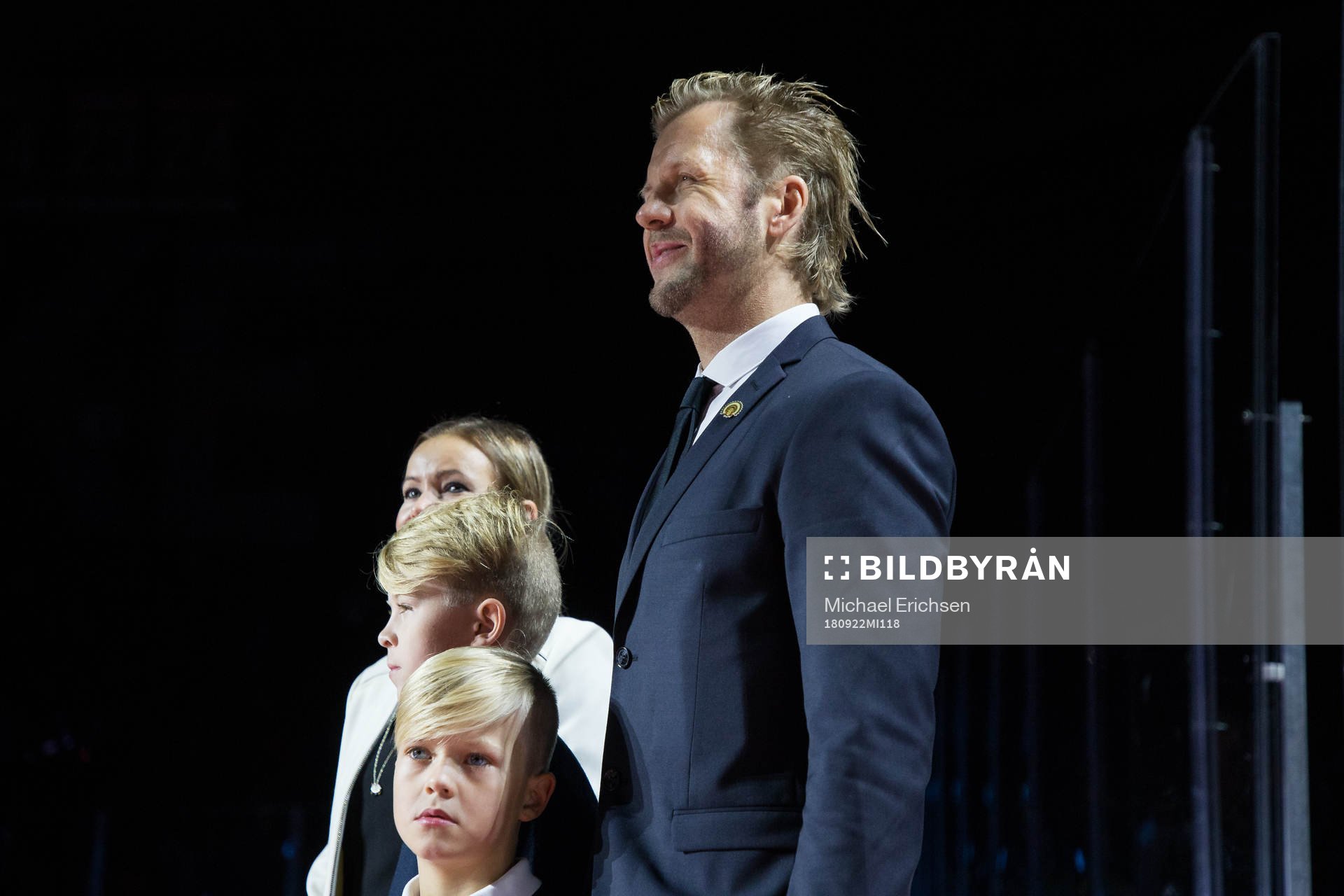 Tomi Kallio med familj