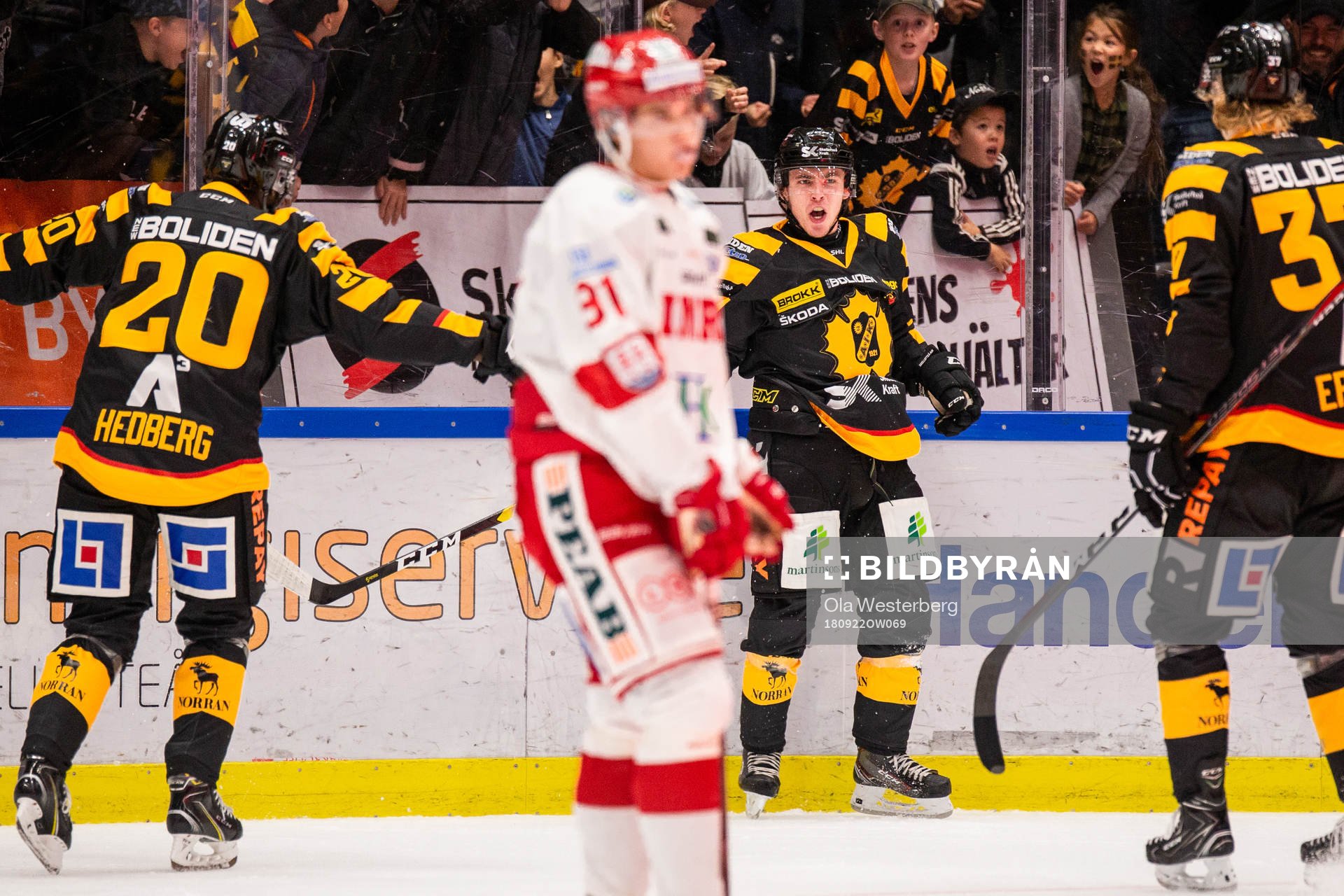 Skellefteås Bud Holloway, Edwin Hedberg och Albin Eriksson