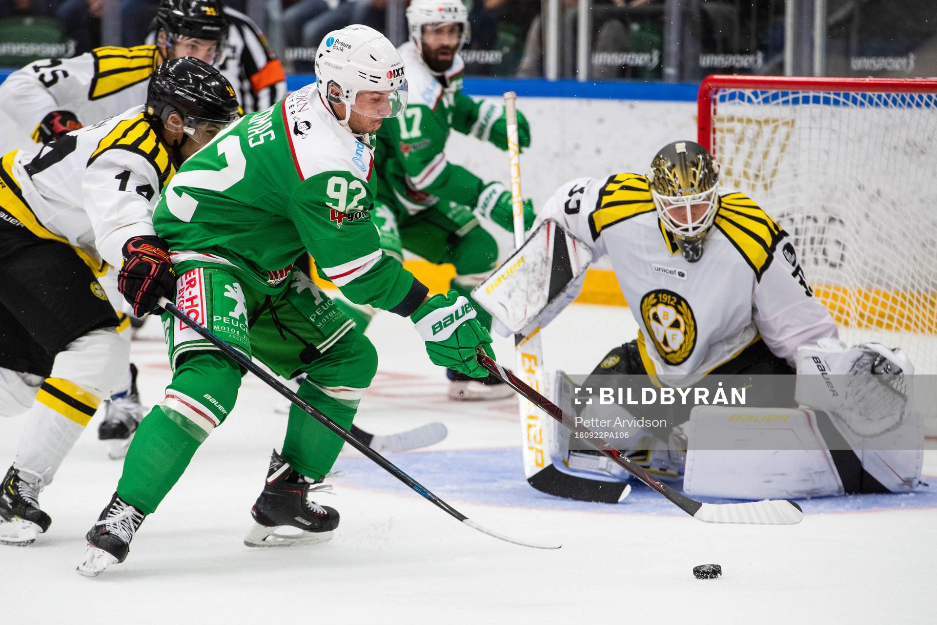 Rögles Thomas Christian utmanar Brynäs Elias Fälth