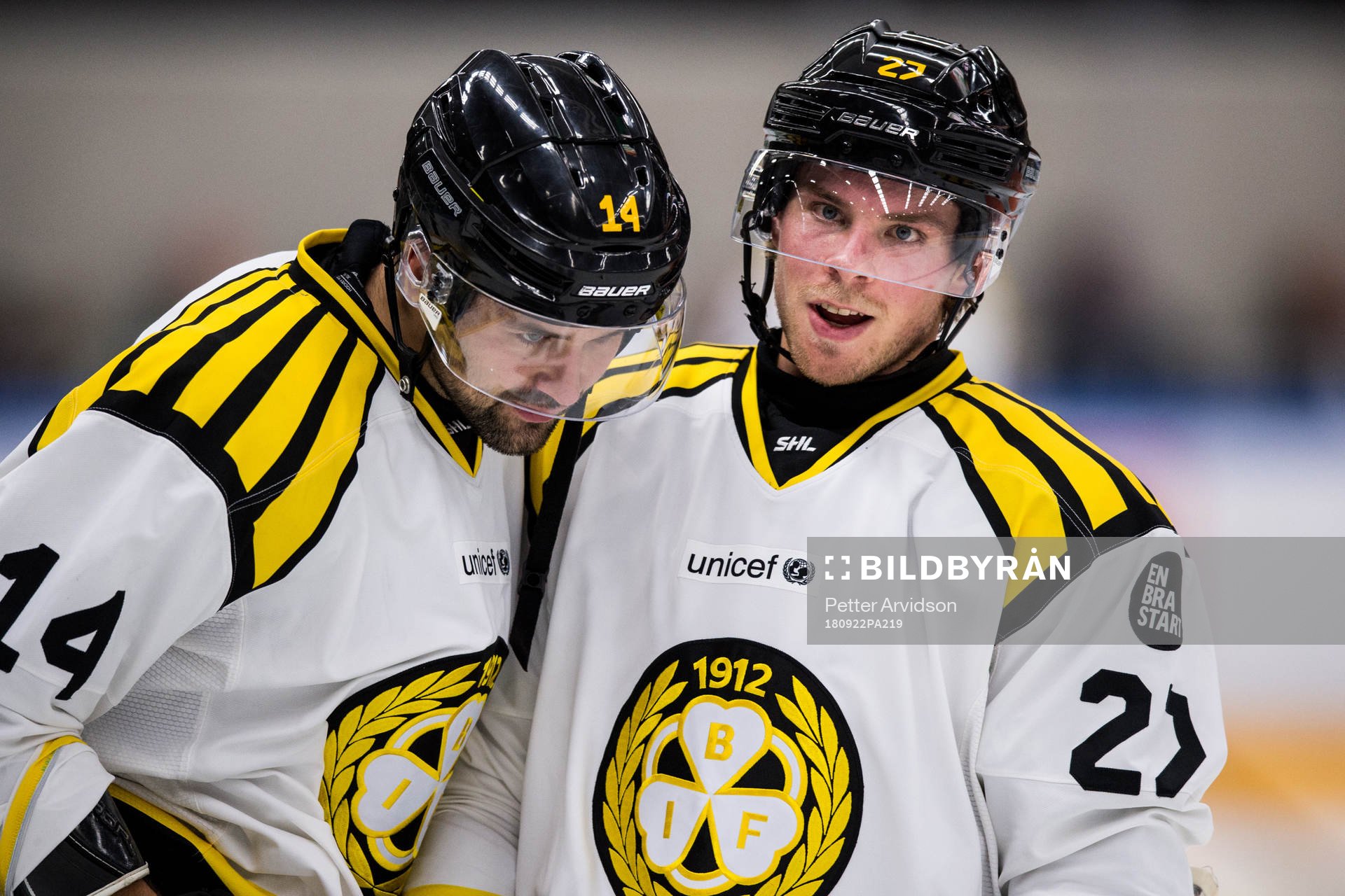 Brynäs Johan Alcén och Emil Forslund