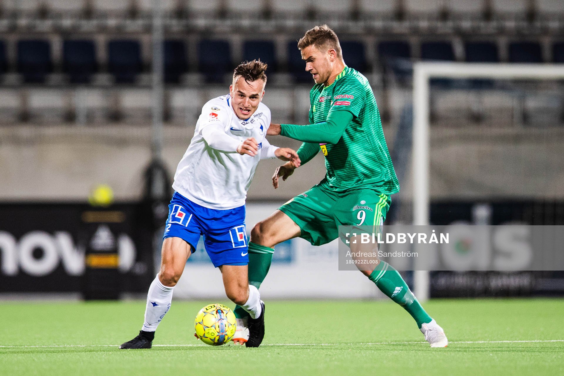 Norrköpings Henrik Castegren och Dalkurds Eero Markkanen i