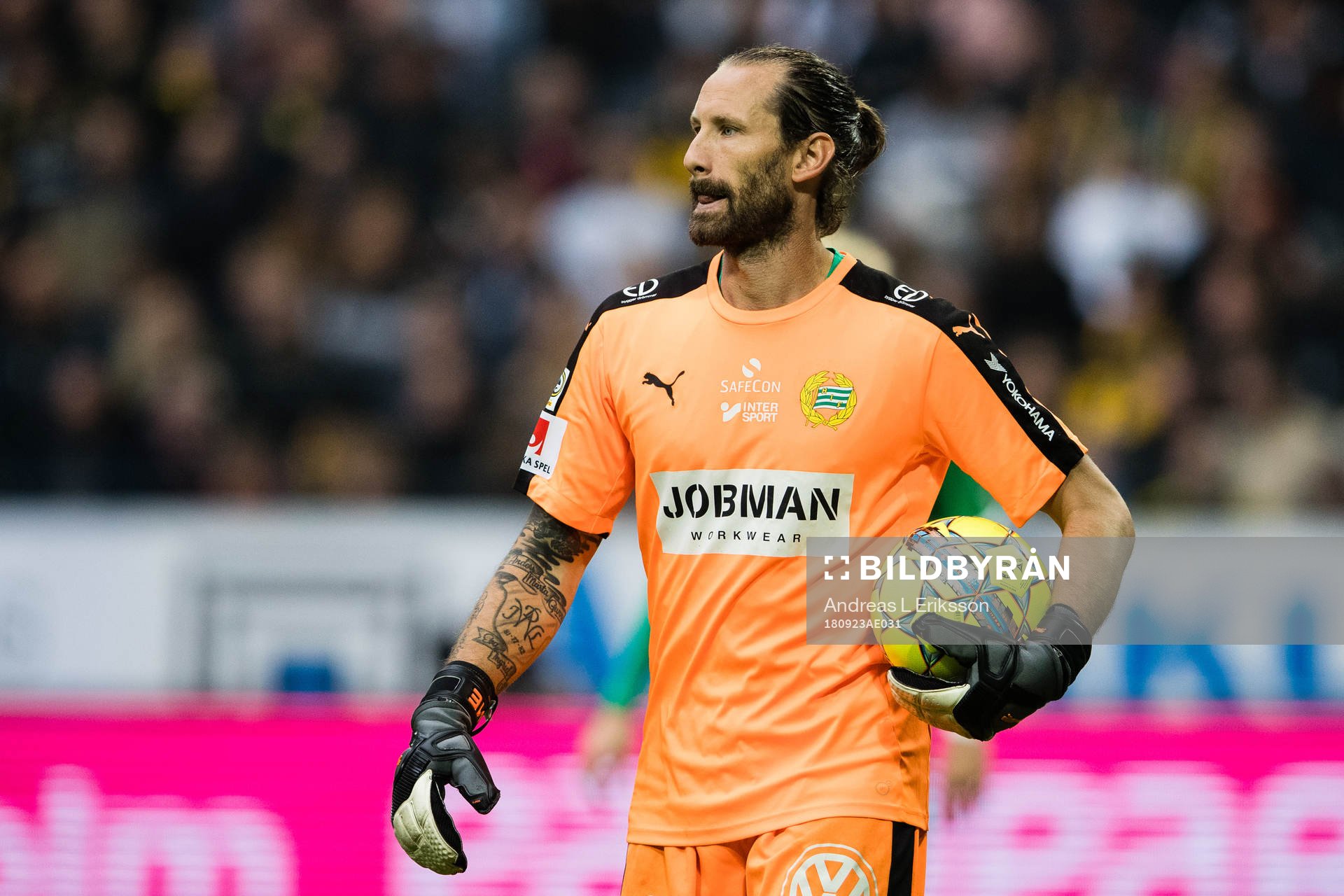 Hammarbys målvakt Johan Wiland