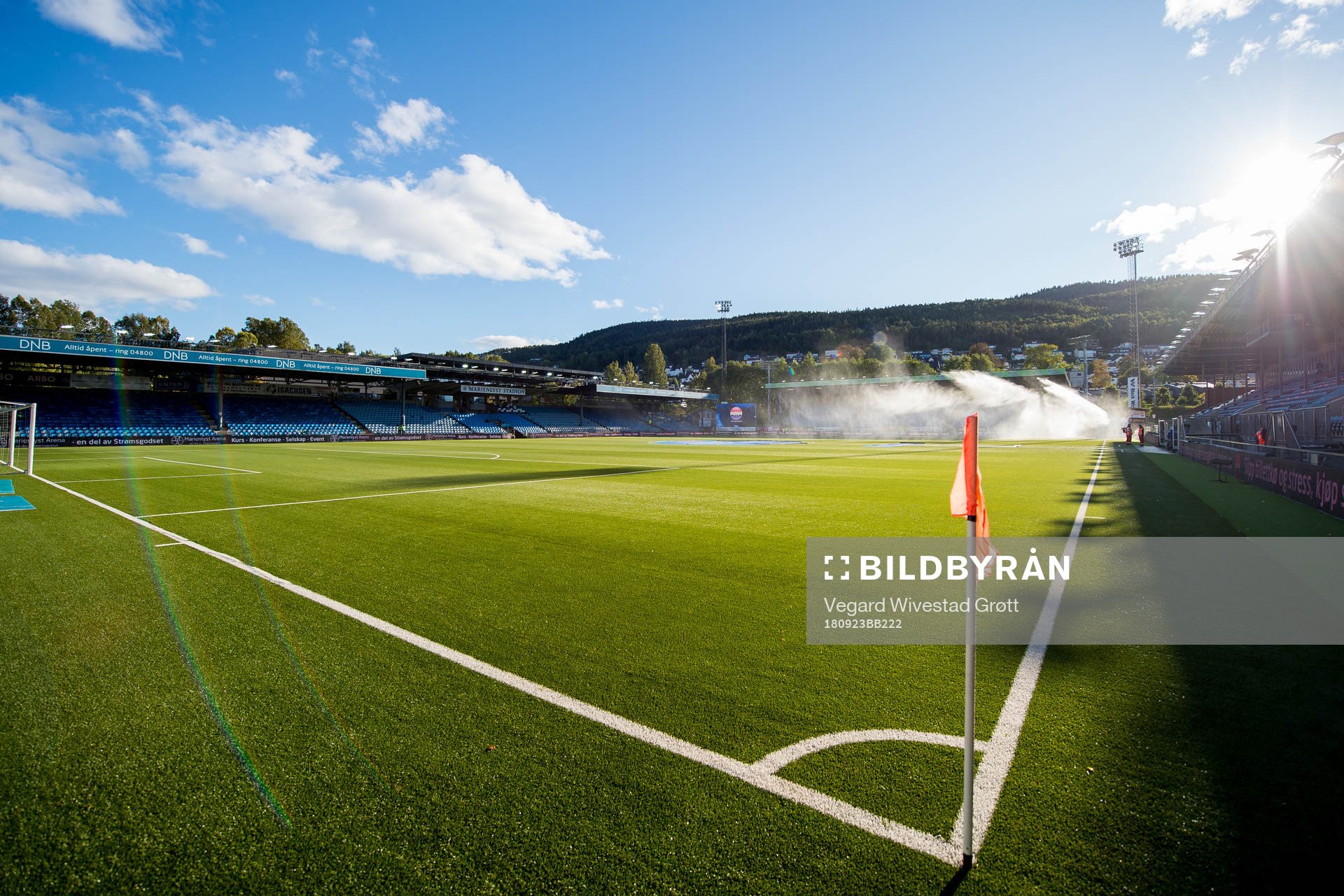 General view of Marienlyst stadion