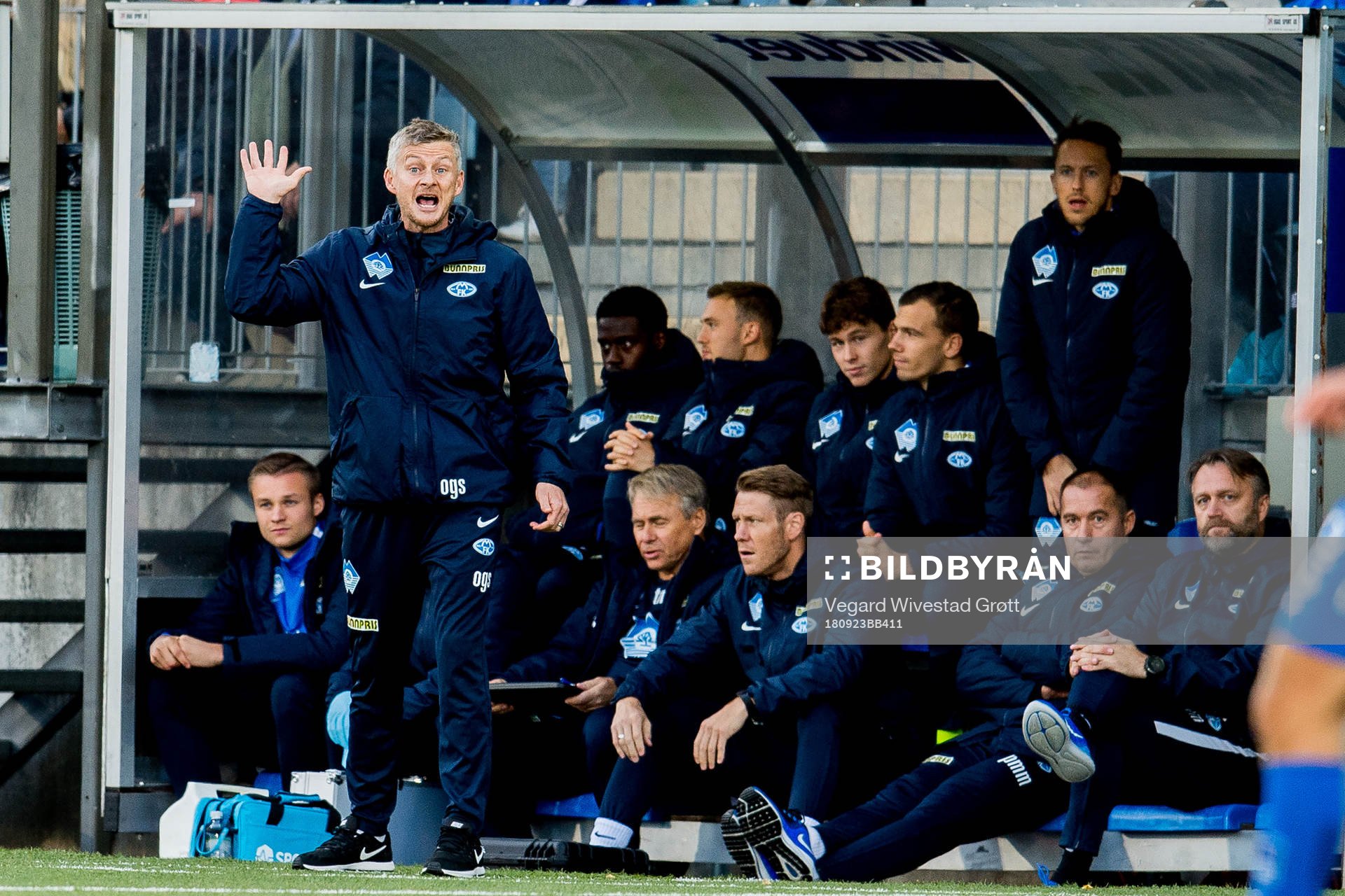 Ole Gunnar Solskjær, manager of Molde