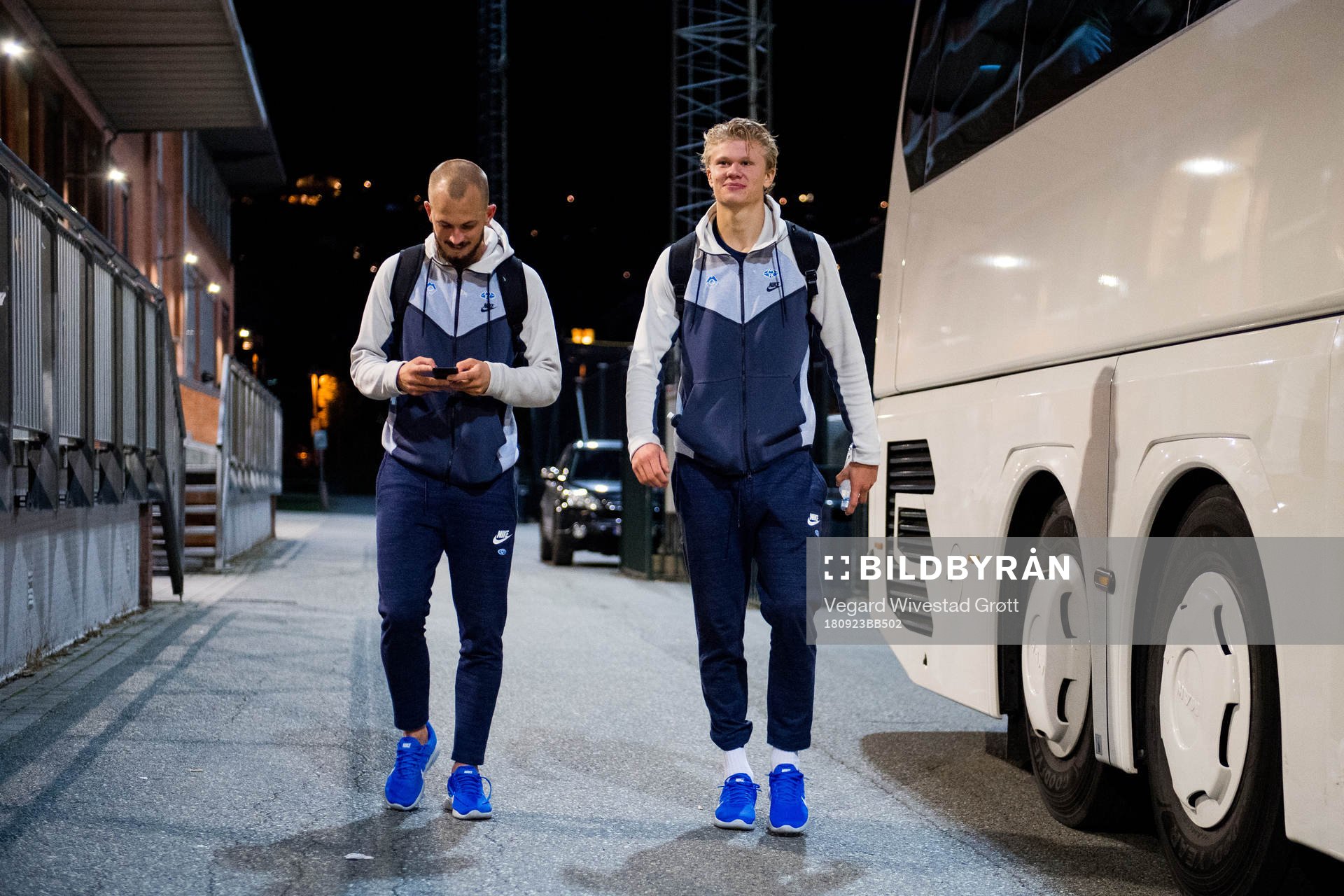 Eirik Hestad and Erling Braut Håland of Molde