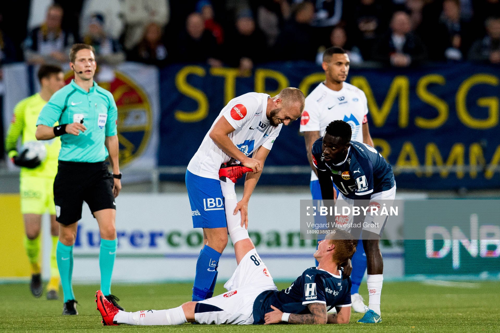 Eirik Hestad of Molde and Martin Rønning Ovenstad of