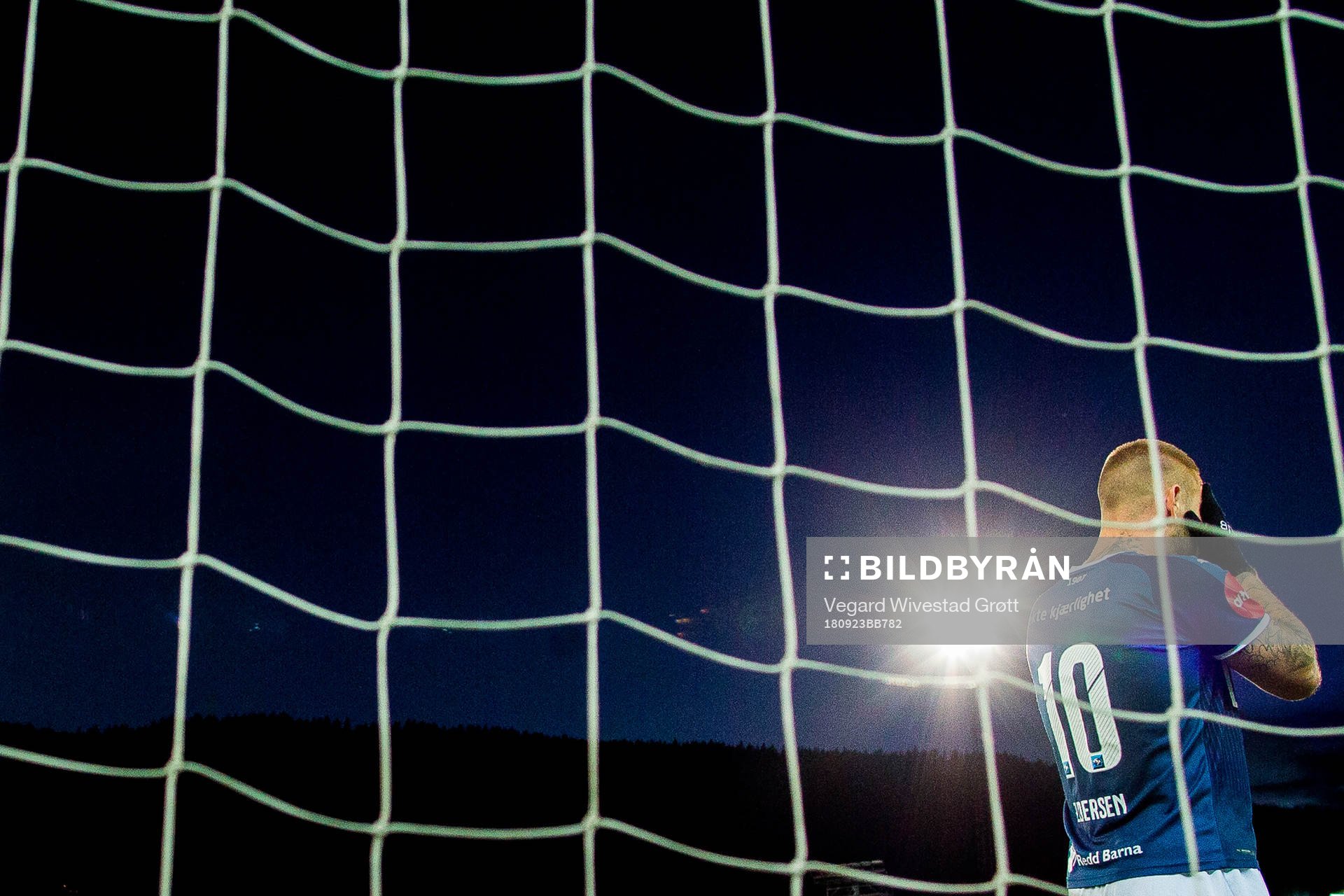 Marcus Pedersen of Strømsgodset looks dejected