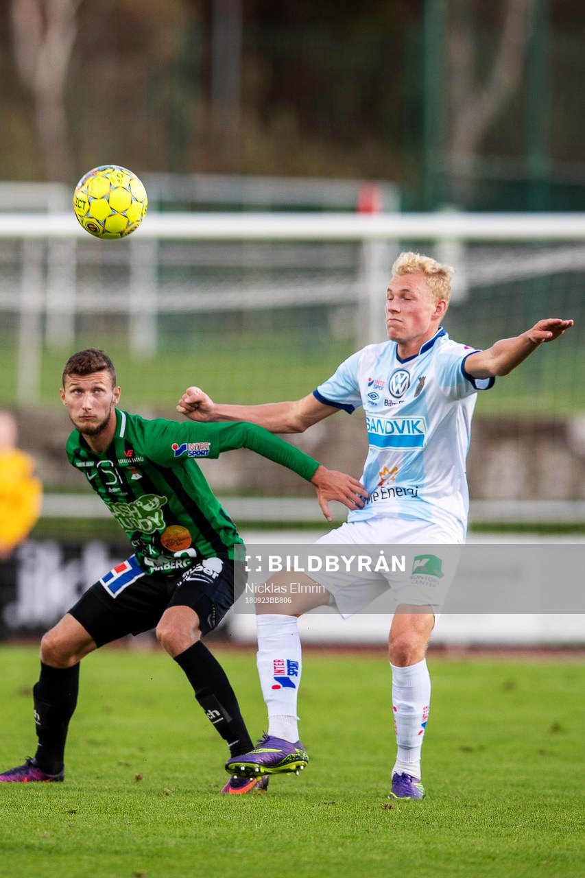 Varbergs Jakob Bergman mot Gefles Adam Bergmark Wiberg