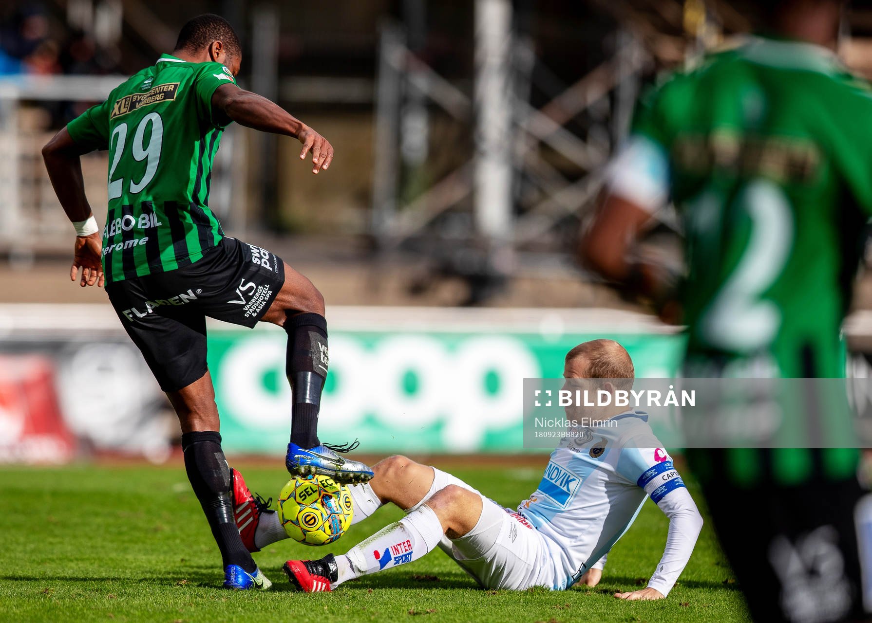 Gefles Jonas Lantto mot Varbergs Izuchukwu Emeh