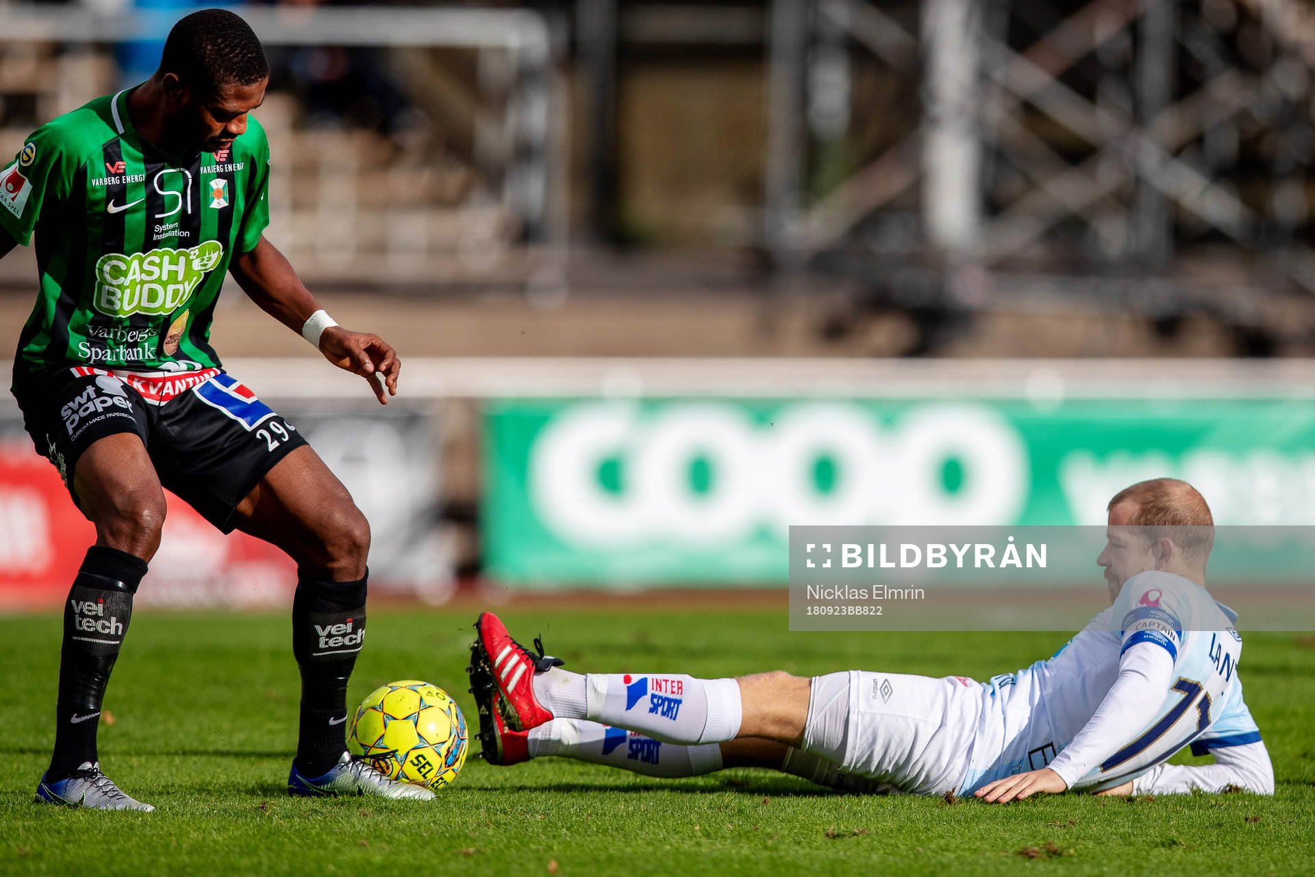 Gefles Jonas Lantto mot Varbergs Izuchukwu Emeh