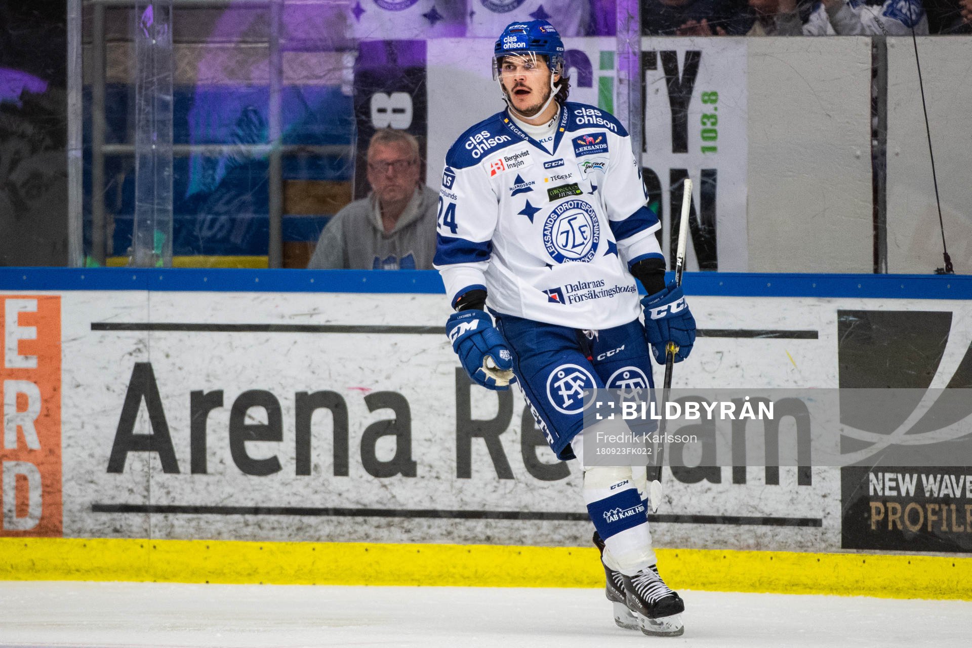 Leksands Thomas Valkvæ Olsen jublar