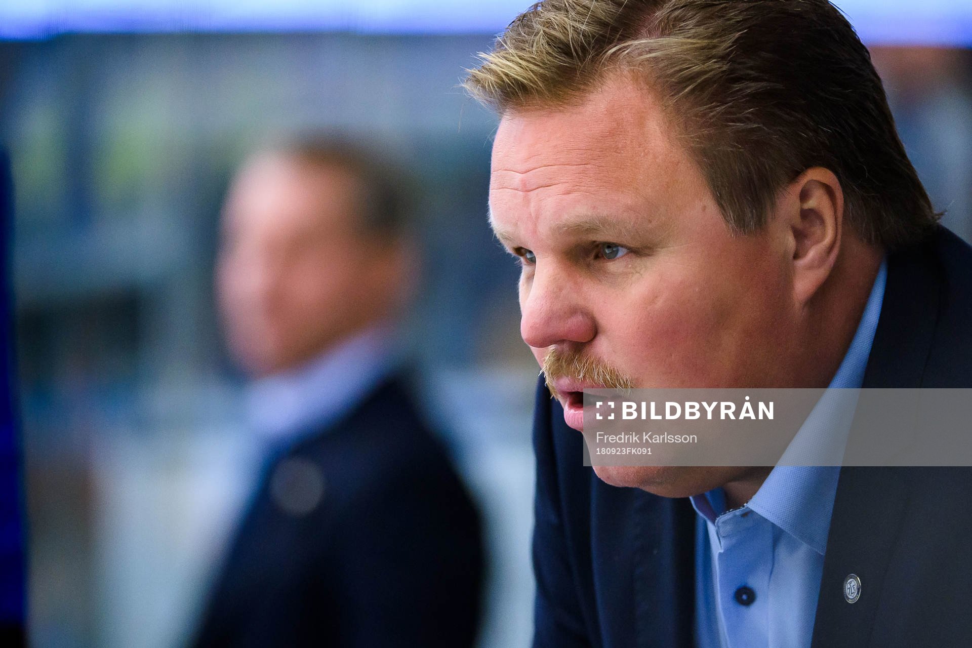 Leksands tränare Leif Carlsson