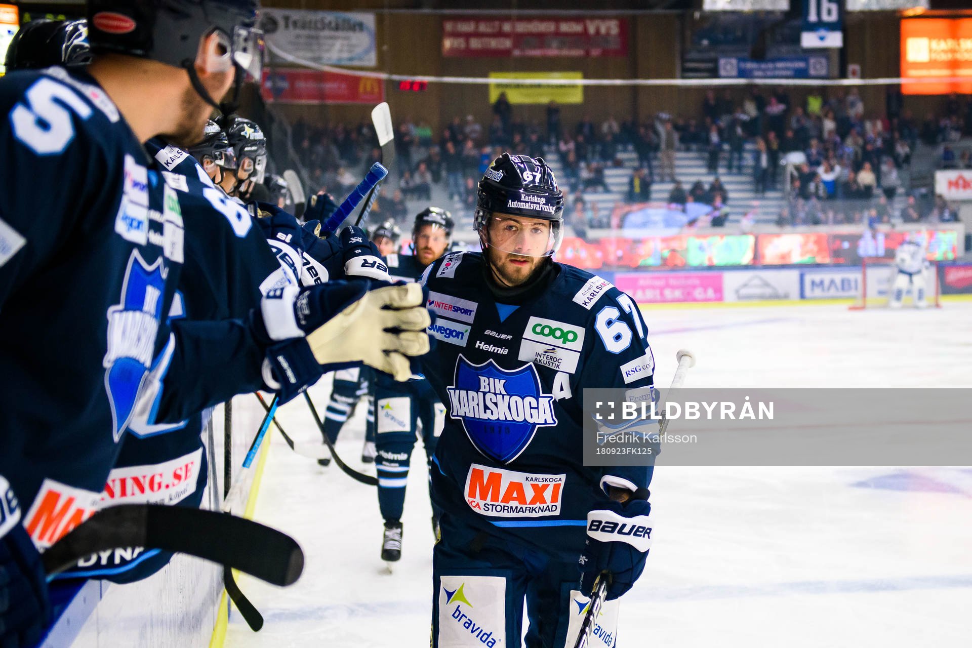 Karlskogas Victor Berglind jublar