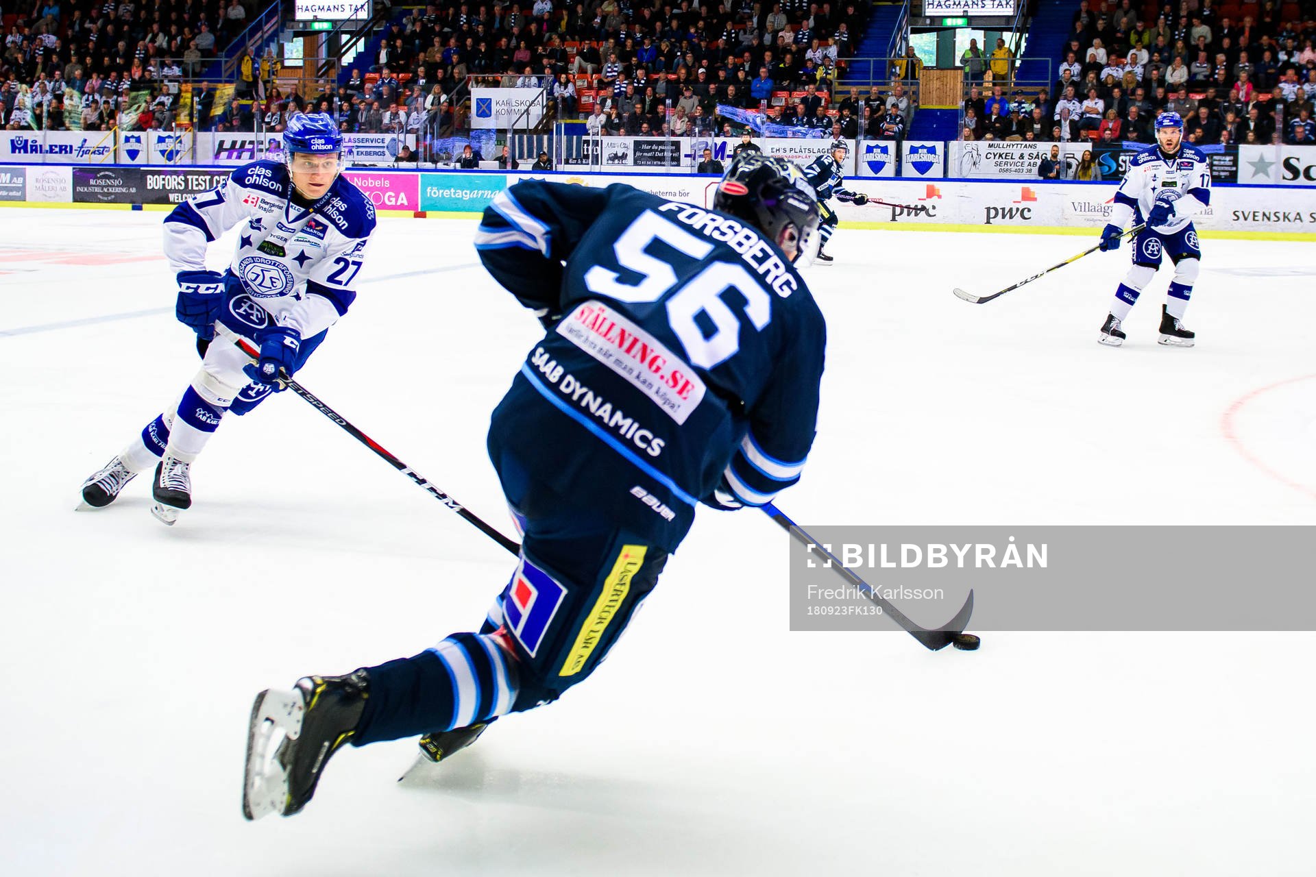 Leksands Anton Karlsson och Karlskogas Fredrik Forsberg