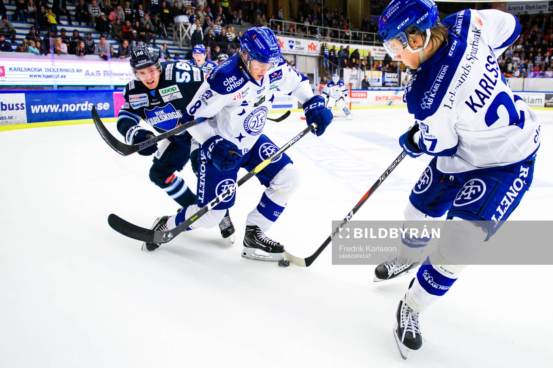 Karlskogas Fredrik Forsberg, Leksands Filip Johansson och