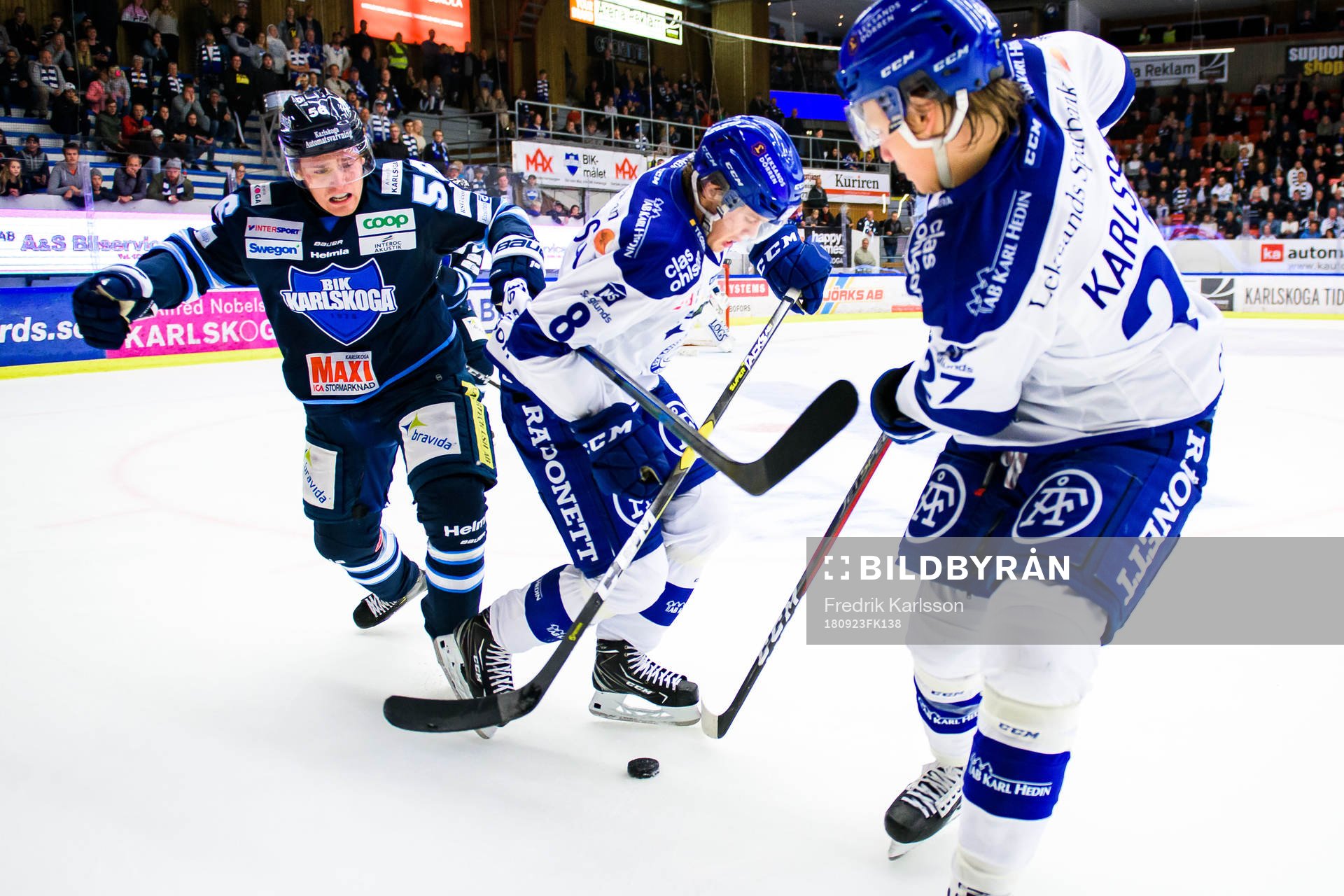 Karlskogas Fredrik Forsberg, Leksands Filip Johansson och